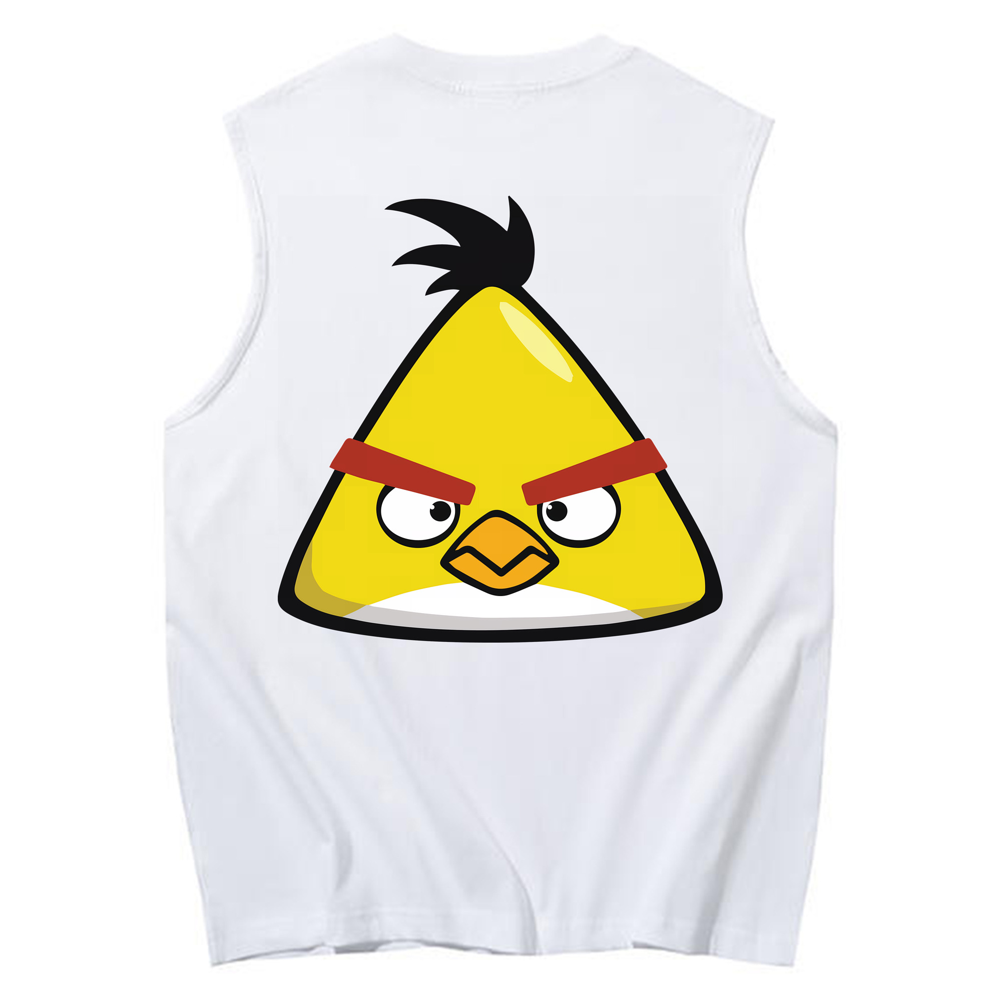 （画像用） Angry Birds アングリーバード コットン100％タンクトップ（背面プリント）