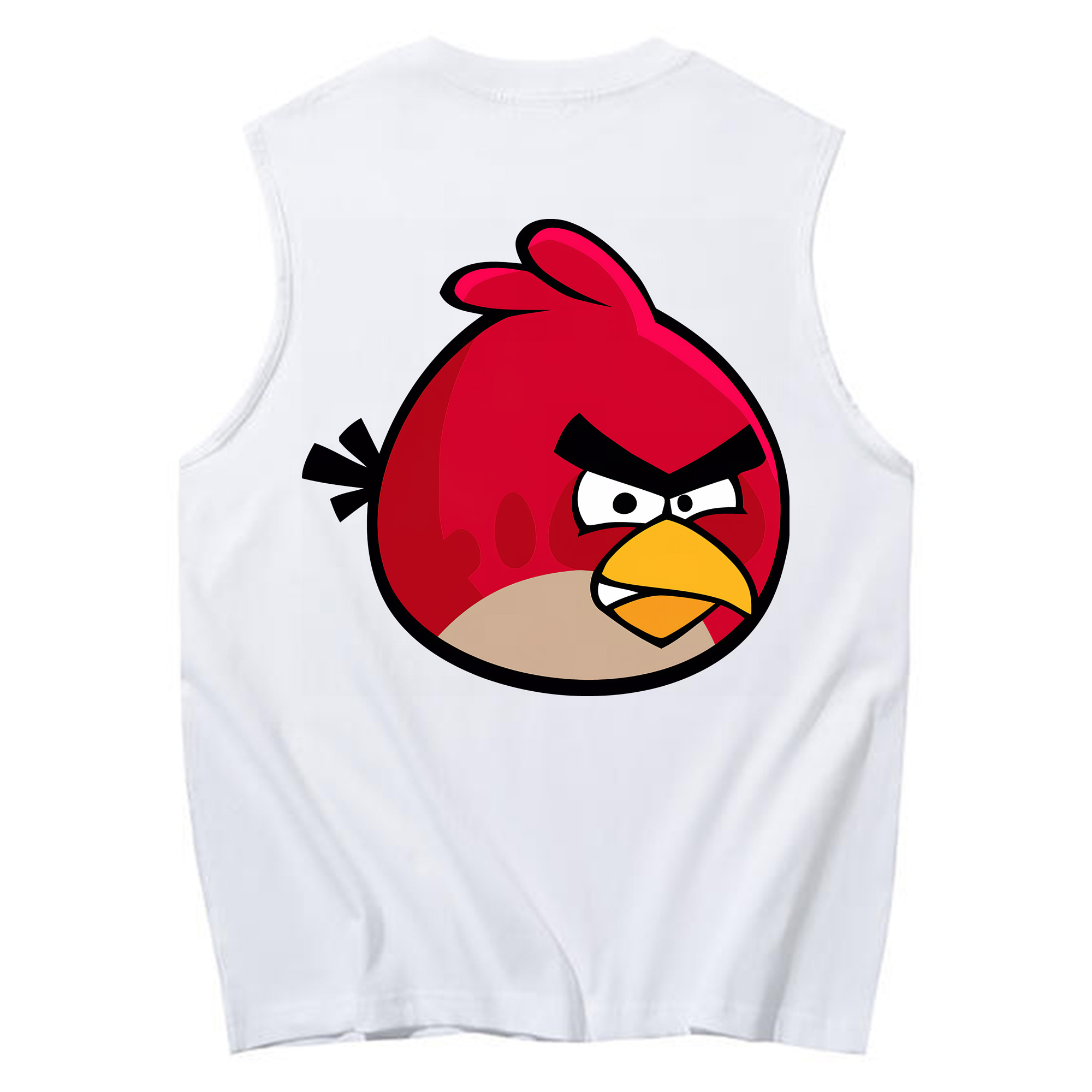 （画像用） Angry Birds アングリーバード コットン100％タンクトップ（背面プリント）