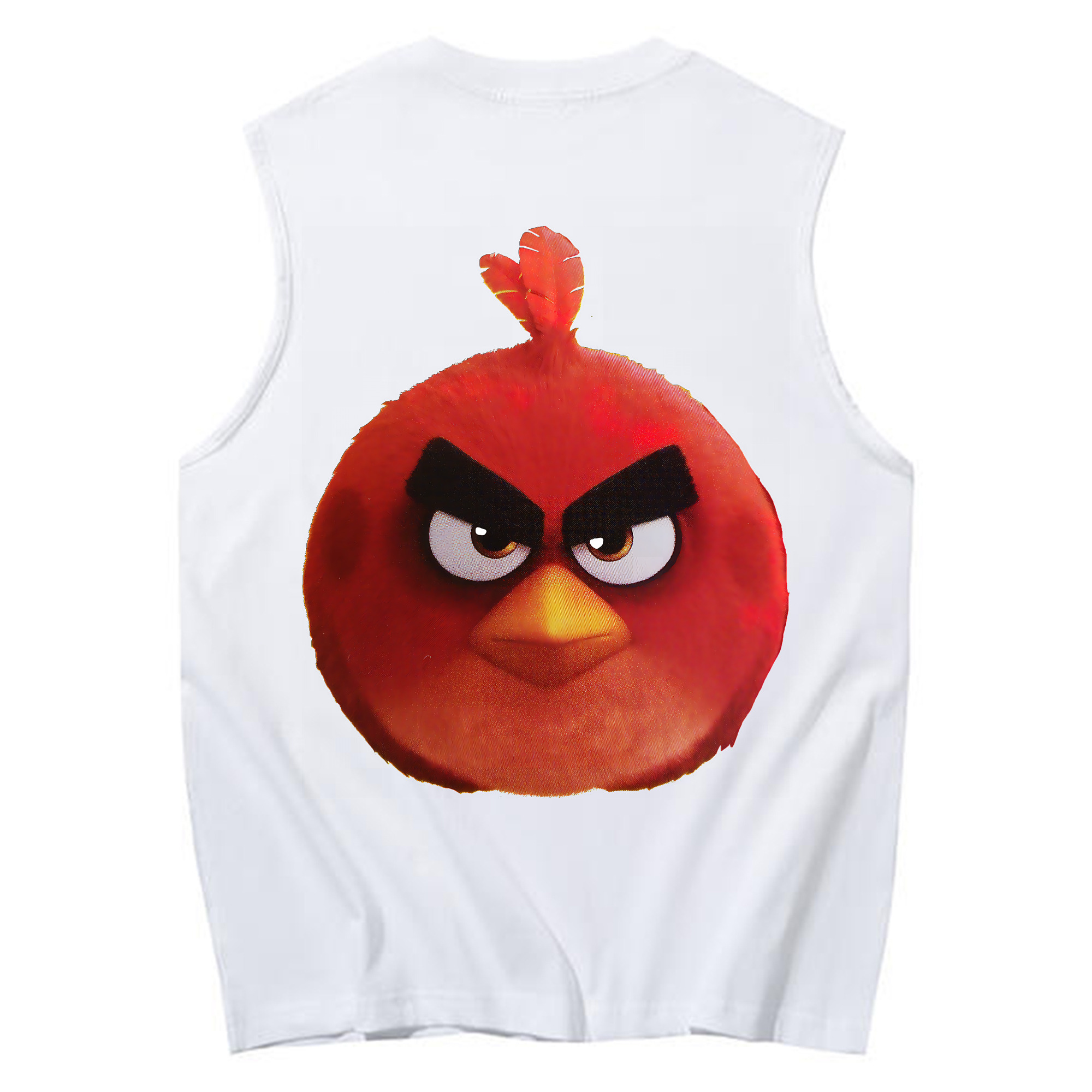 （画像用） Angry Birds アングリーバード コットン100％タンクトップ（背面プリント）