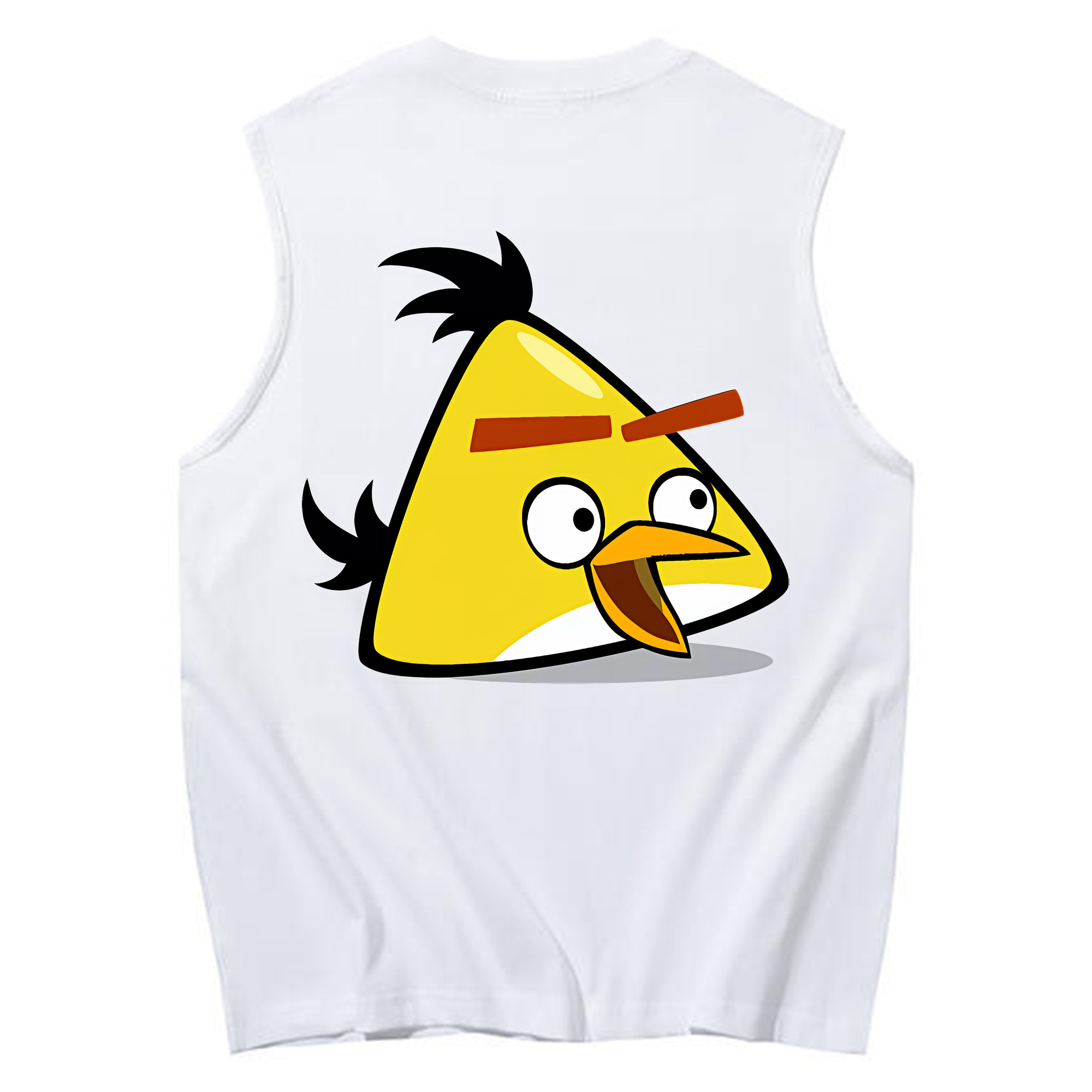 （画像用） Angry Birds アングリーバード コットン100％タンクトップ（背面プリント）