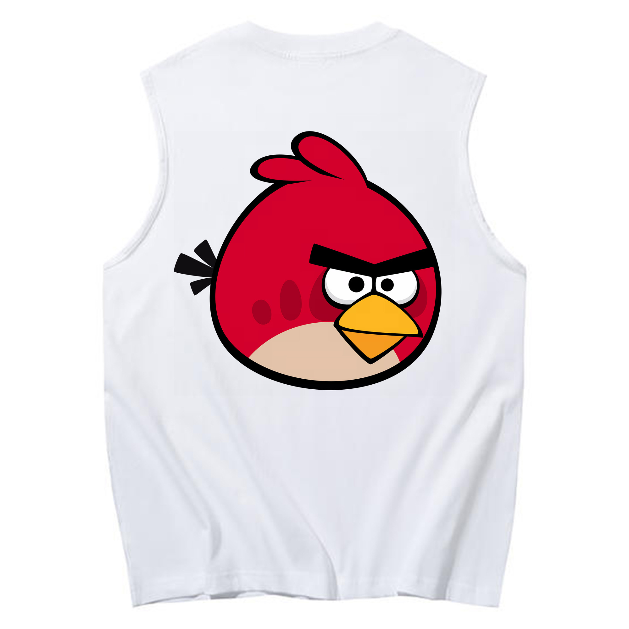 （画像用） Angry Birds アングリーバード コットン100％タンクトップ（背面プリント）