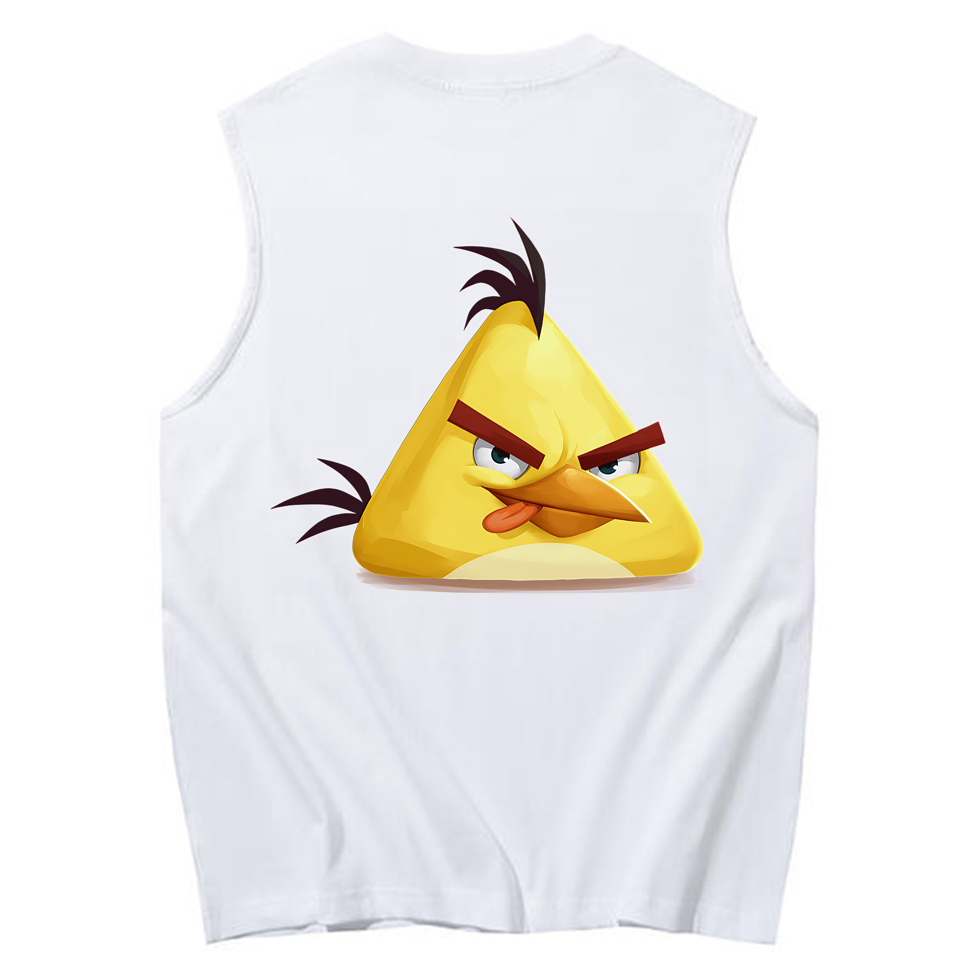 （画像用） Angry Birds アングリーバード コットン100％タンクトップ（背面プリント）