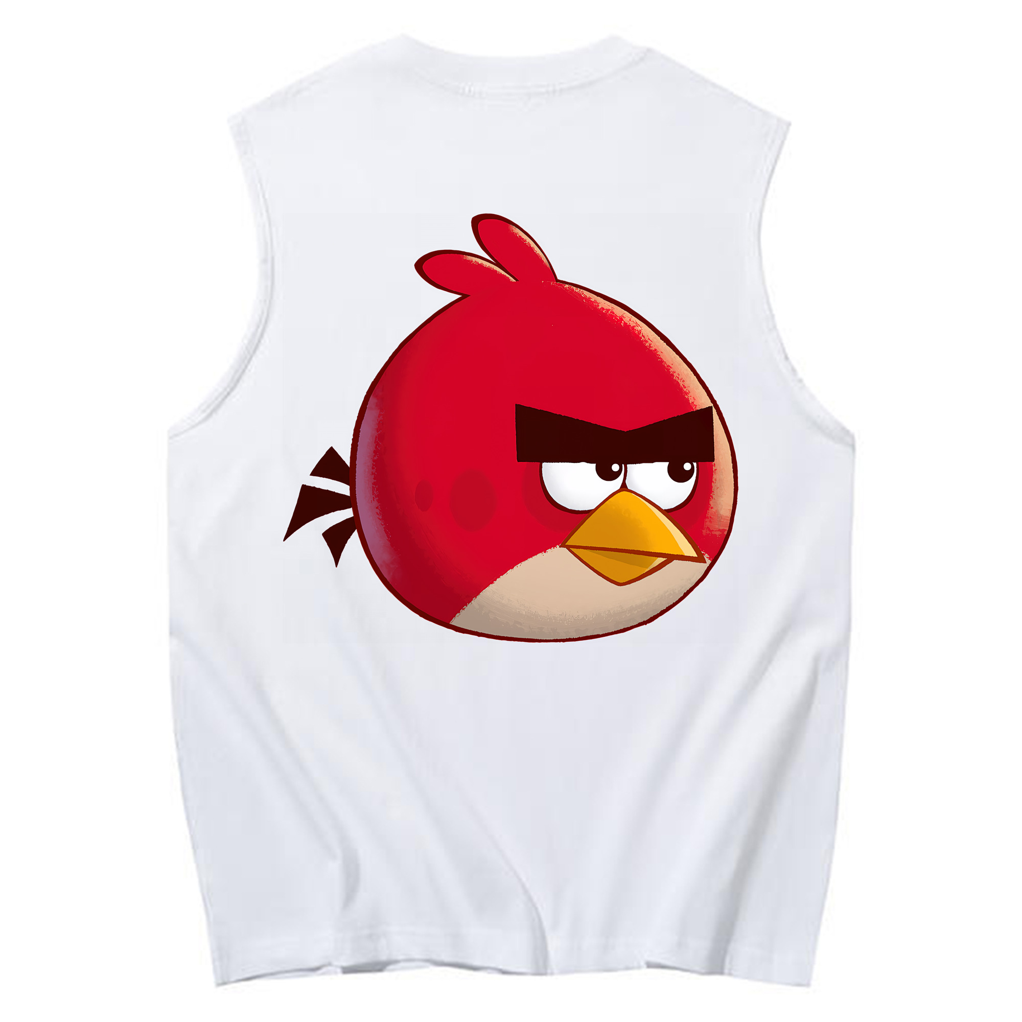 （画像用） Angry Birds アングリーバード コットン100％タンクトップ（背面プリント）