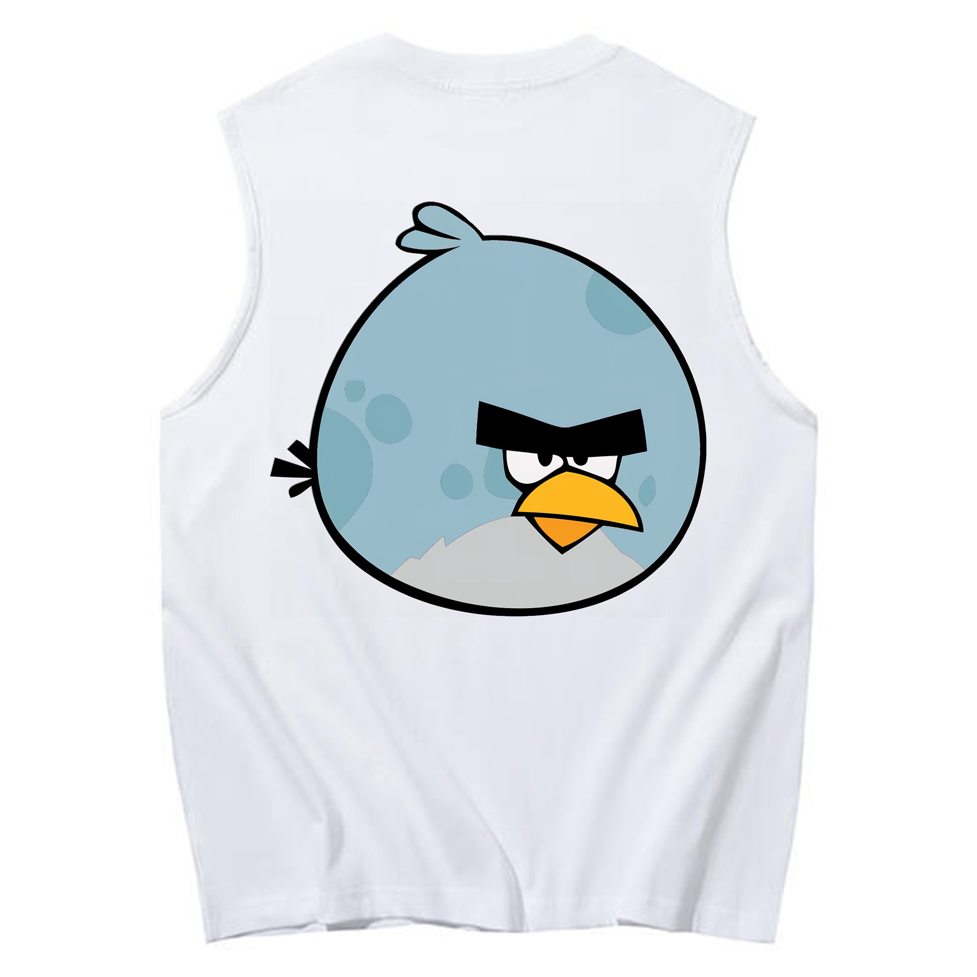 （画像用） Angry Birds アングリーバード コットン100％タンクトップ（背面プリント）