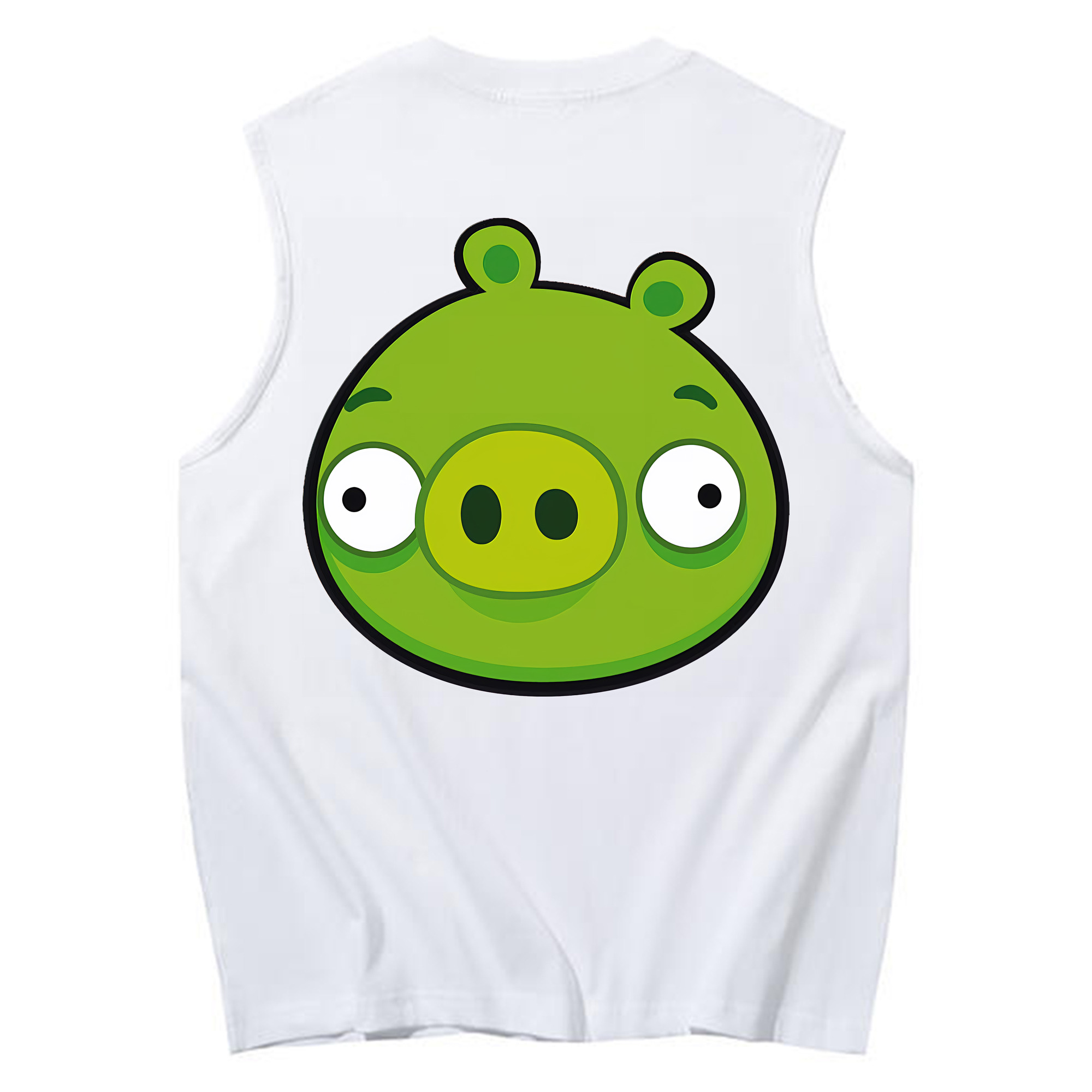 （画像用） Angry Birds アングリーバード コットン100％タンクトップ（背面プリント）