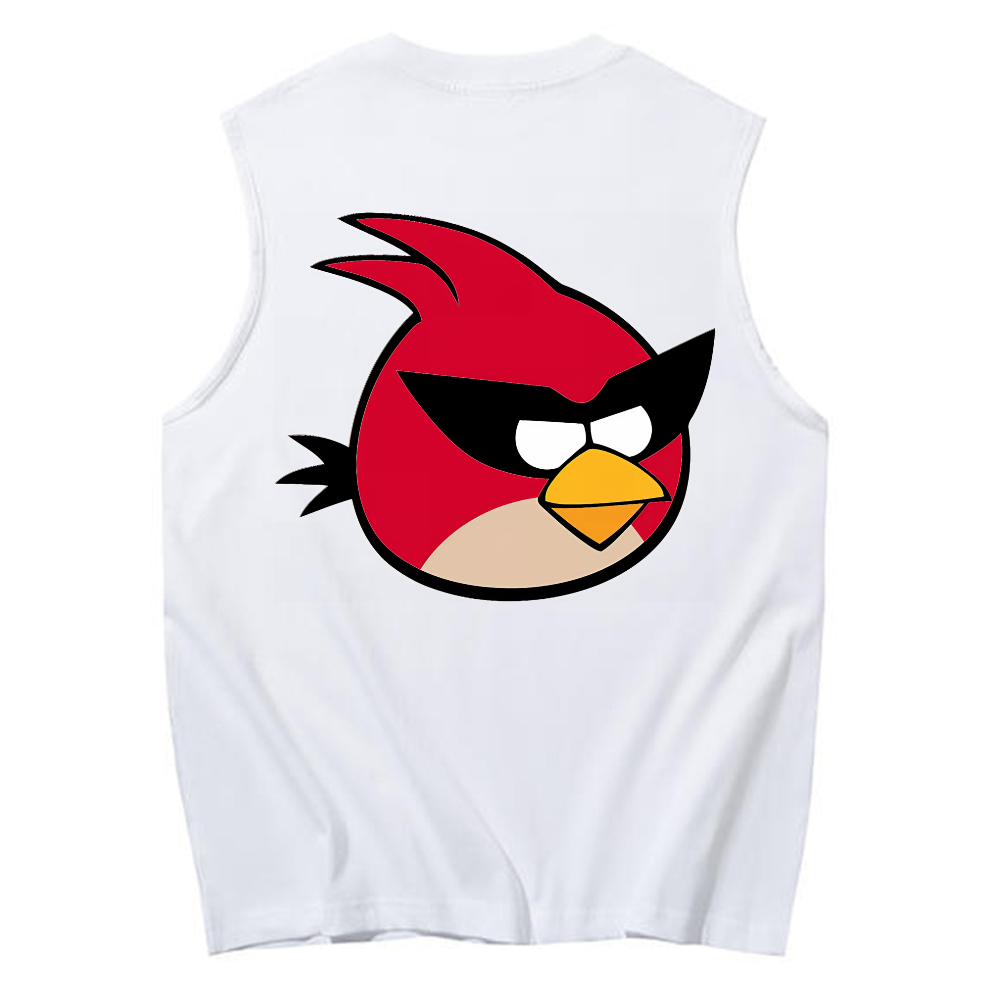 （画像用） Angry Birds アングリーバード コットン100％タンクトップ（背面プリント）