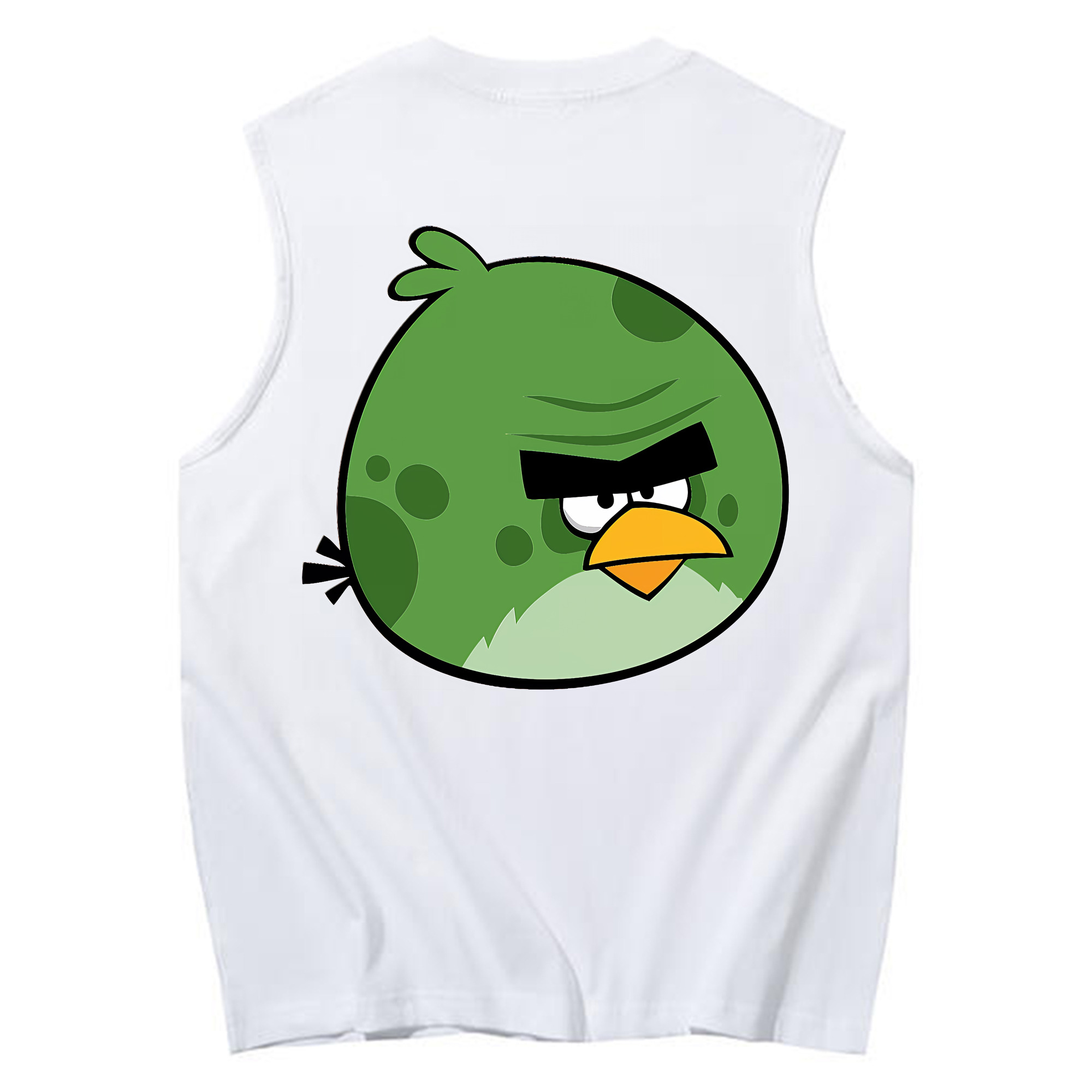 （画像用） Angry Birds アングリーバード コットン100％タンクトップ（背面プリント）