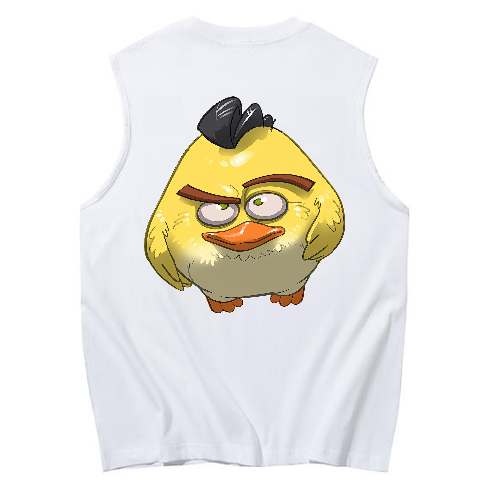 （画像用） Angry Birds アングリーバード コットン100％タンクトップ（背面プリント）