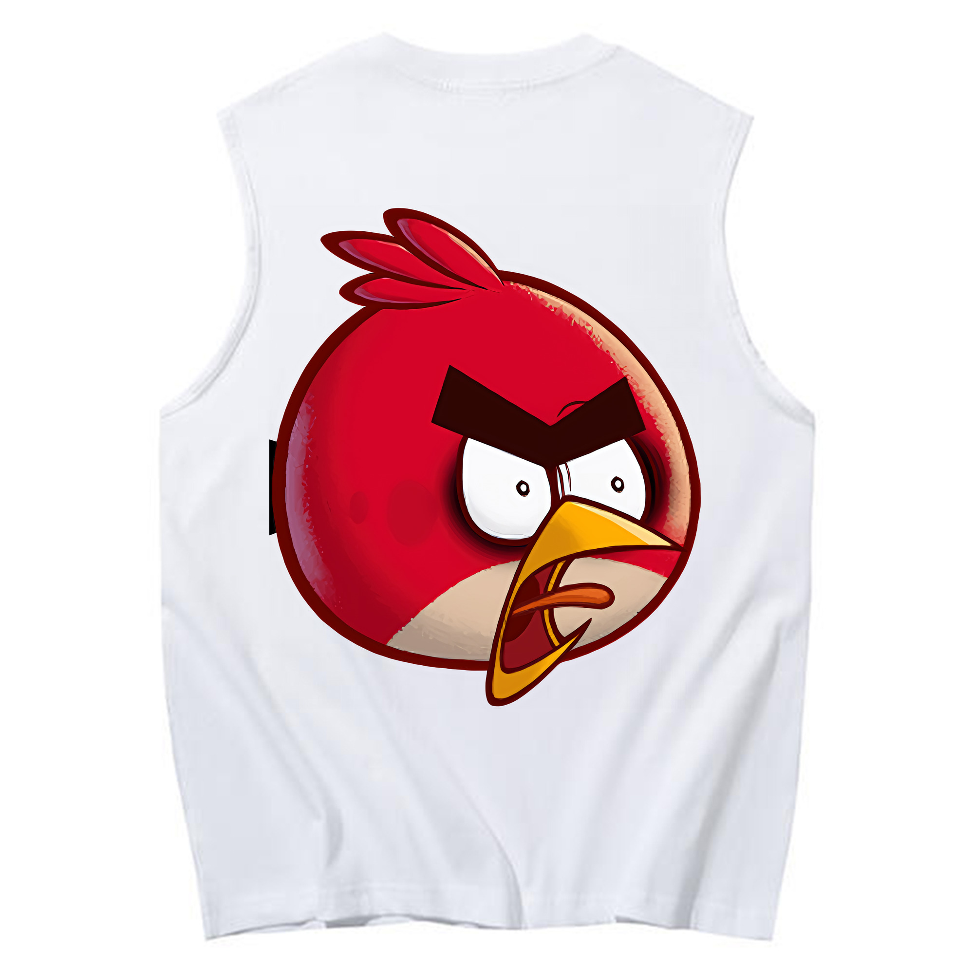 （画像用） Angry Birds アングリーバード コットン100％タンクトップ（背面プリント）