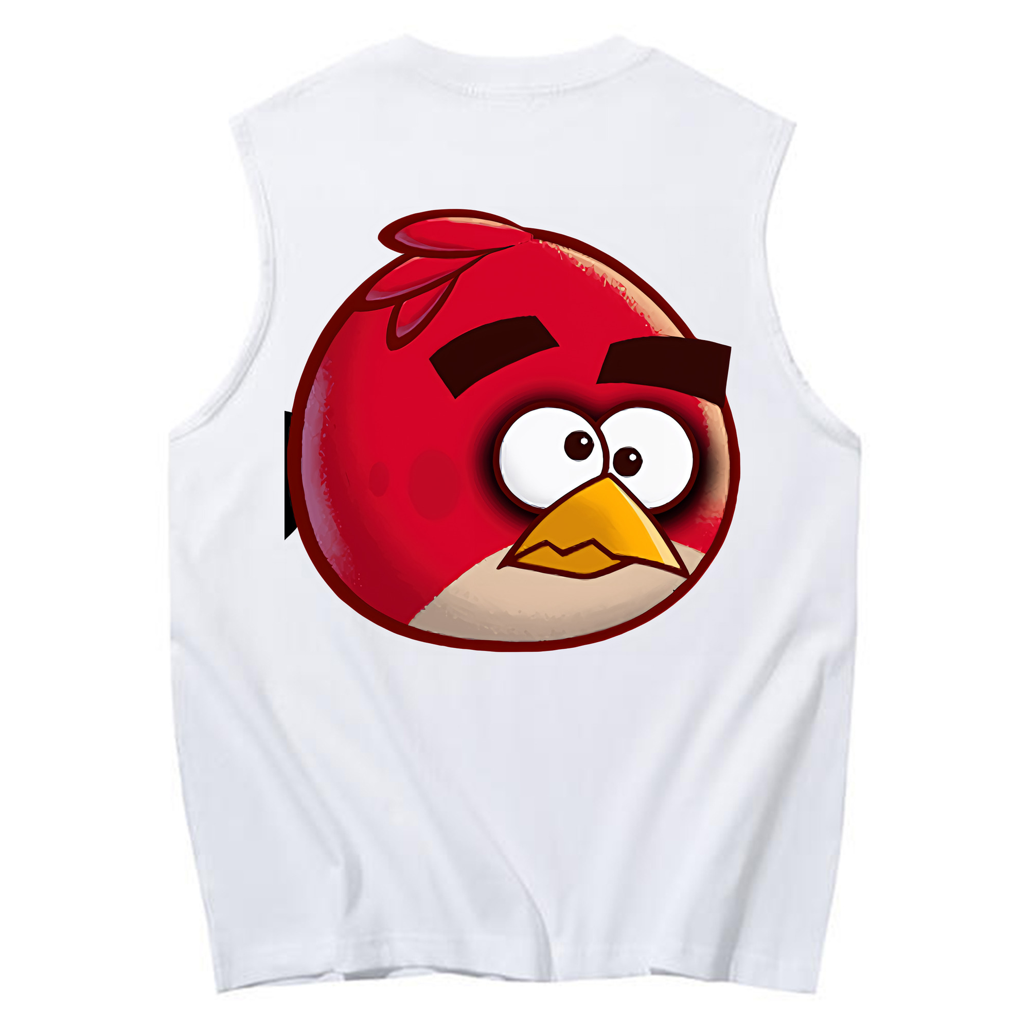 （画像用） Angry Birds アングリーバード コットン100％タンクトップ（背面プリント）