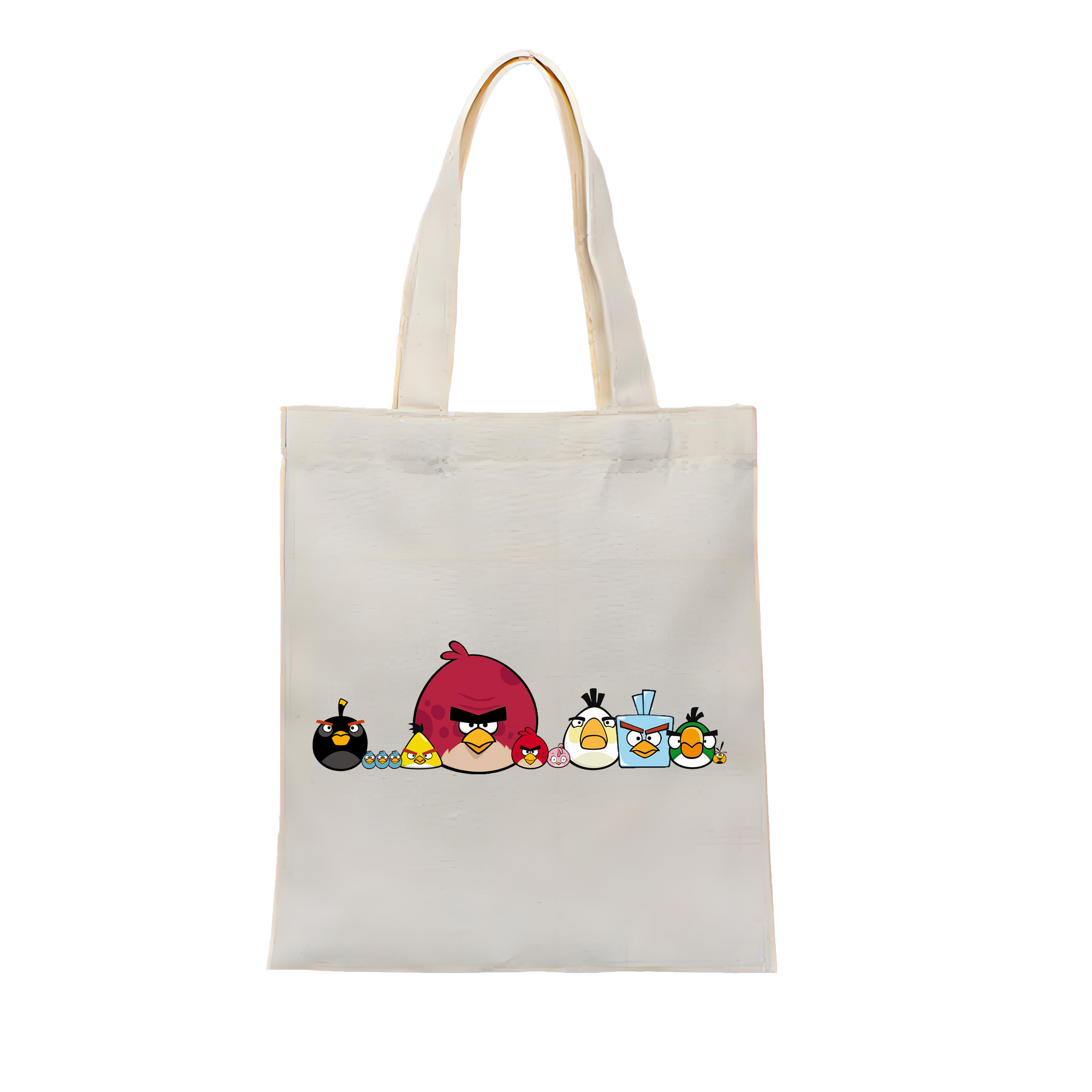 Angry Birds アングリーバード 縦型キャンバス生地手提げバッグ　トートバッグ