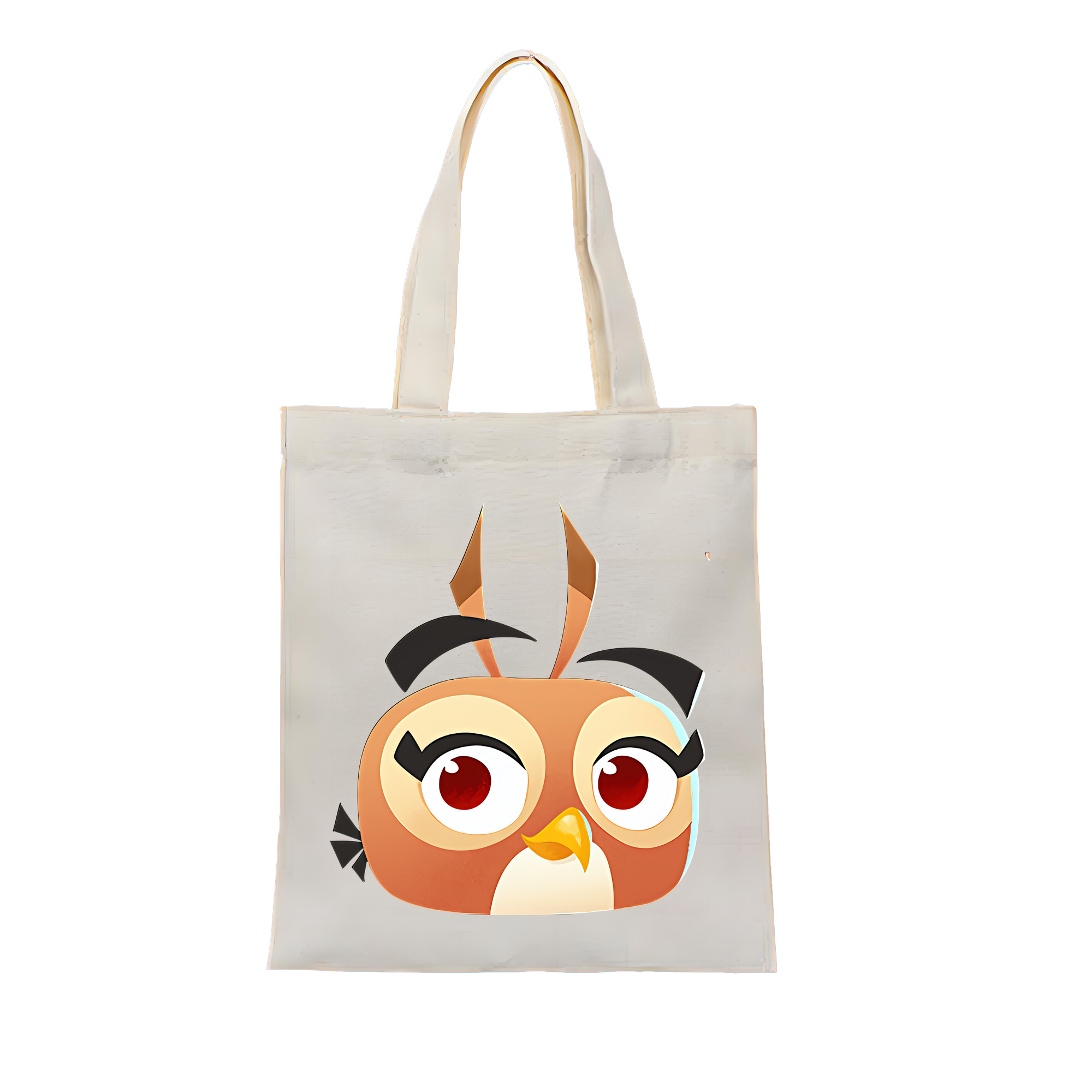 （画像用） Angry Birds アングリーバード 縦型キャンバス生地手提げバッグ　トートバッグ