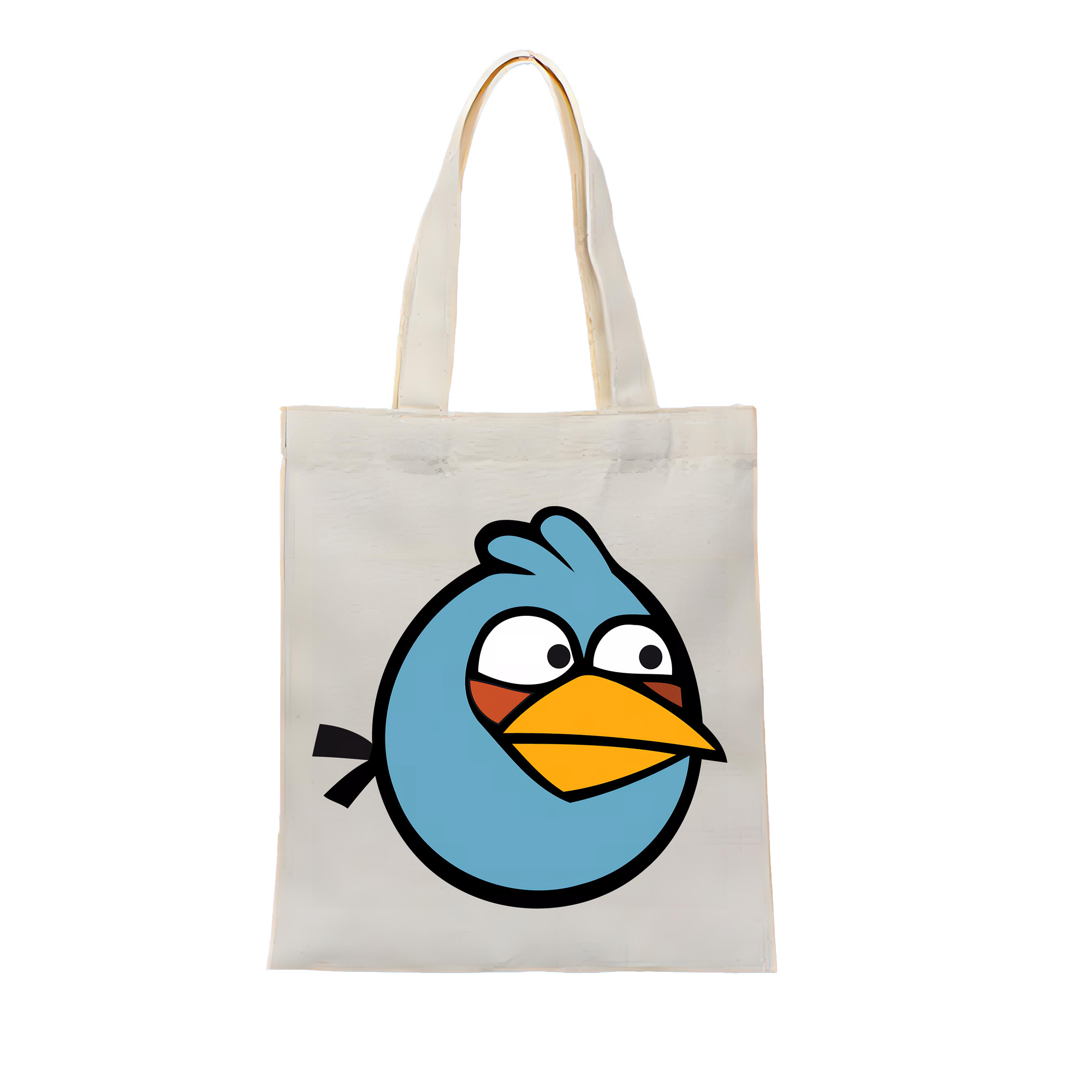 （画像用） Angry Birds アングリーバード 縦型キャンバス生地手提げバッグ　トートバッグ