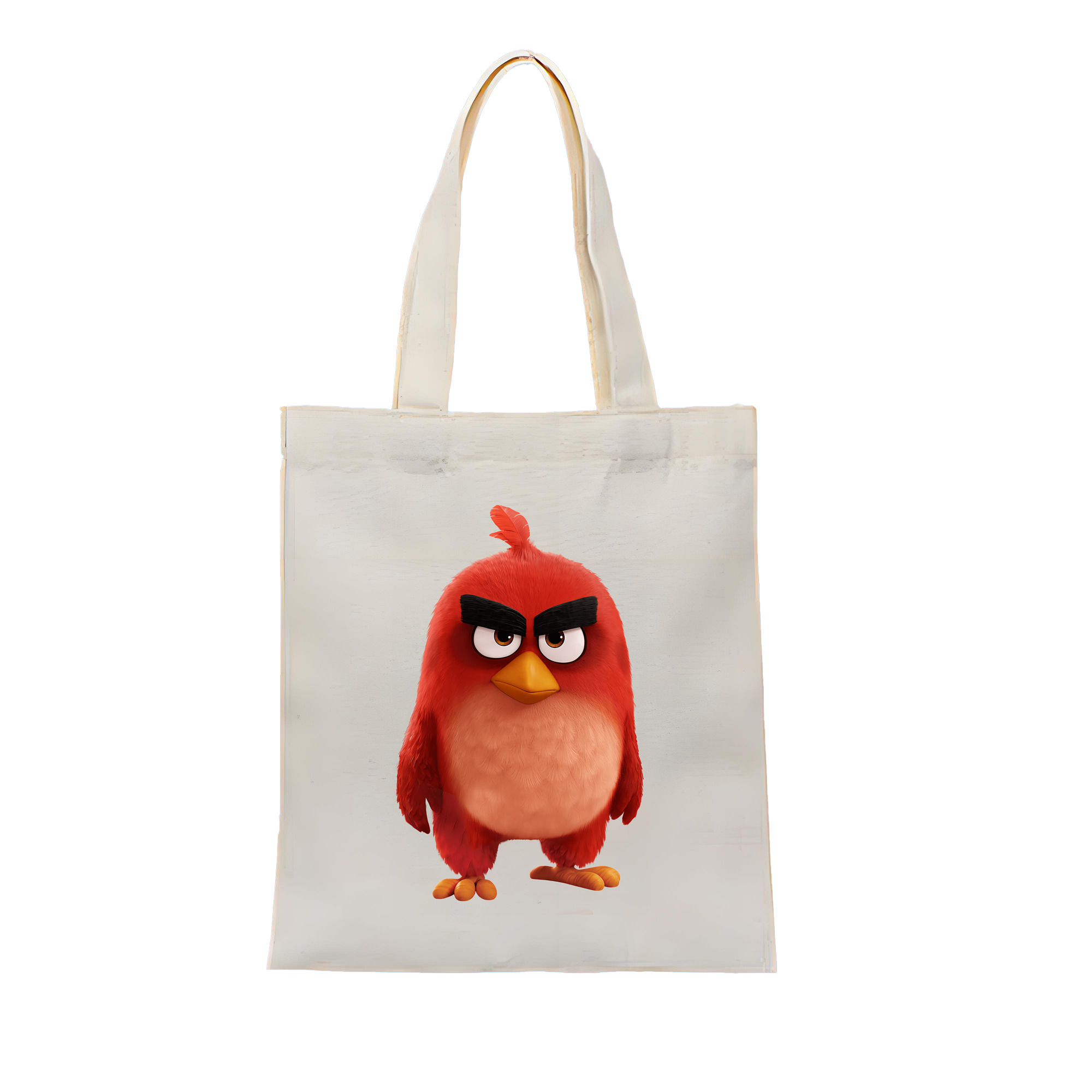 （画像用） Angry Birds アングリーバード 縦型キャンバス生地手提げバッグ　トートバッグ