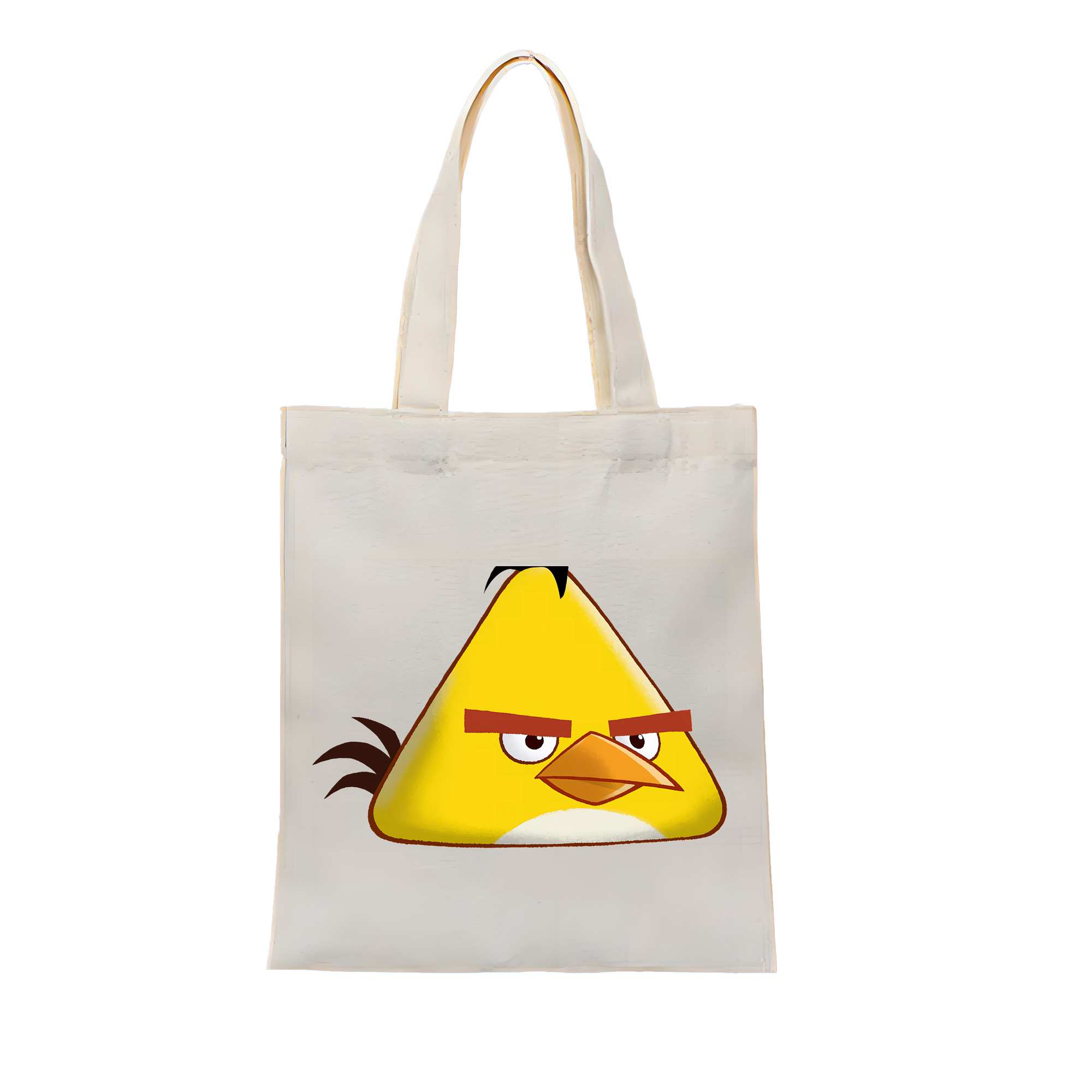 （画像用） Angry Birds アングリーバード 縦型キャンバス生地手提げバッグ　トートバッグ