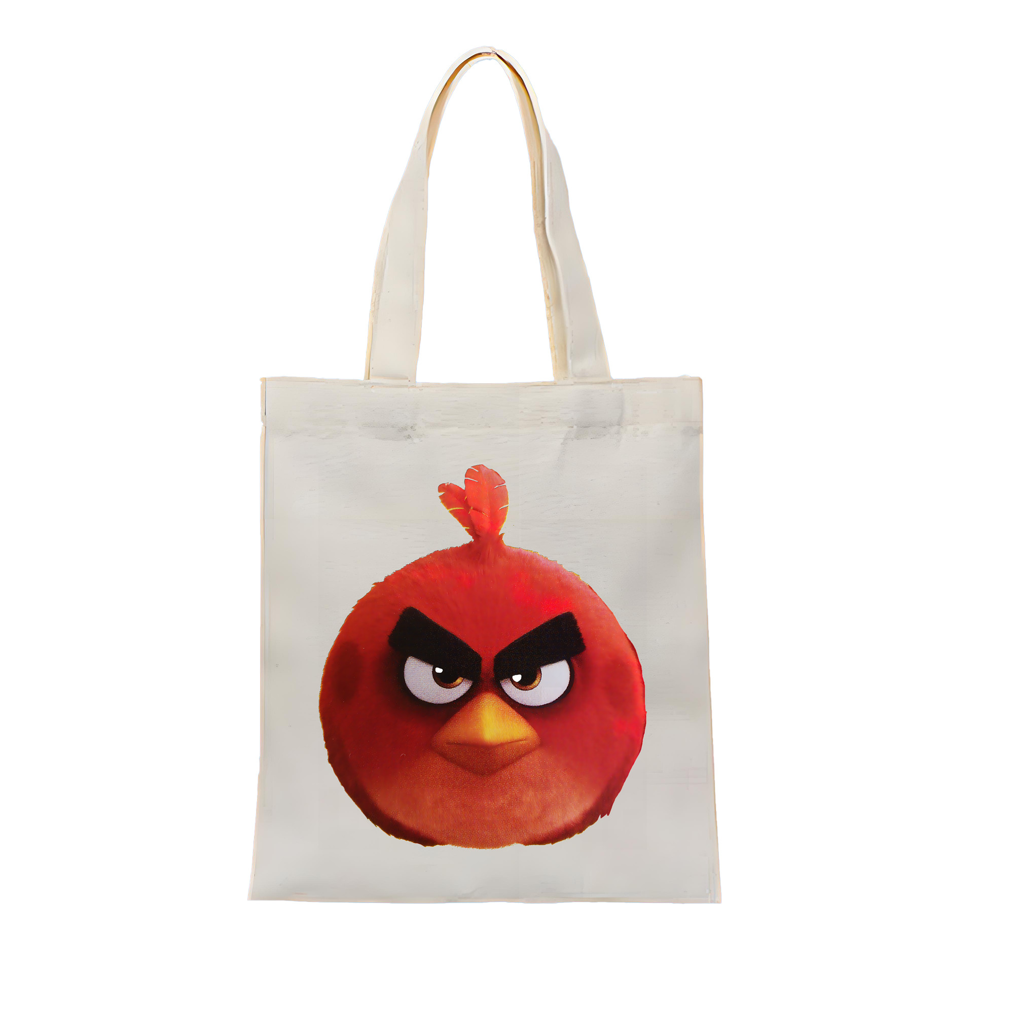 （画像用） Angry Birds アングリーバード 縦型キャンバス生地手提げバッグ　トートバッグ