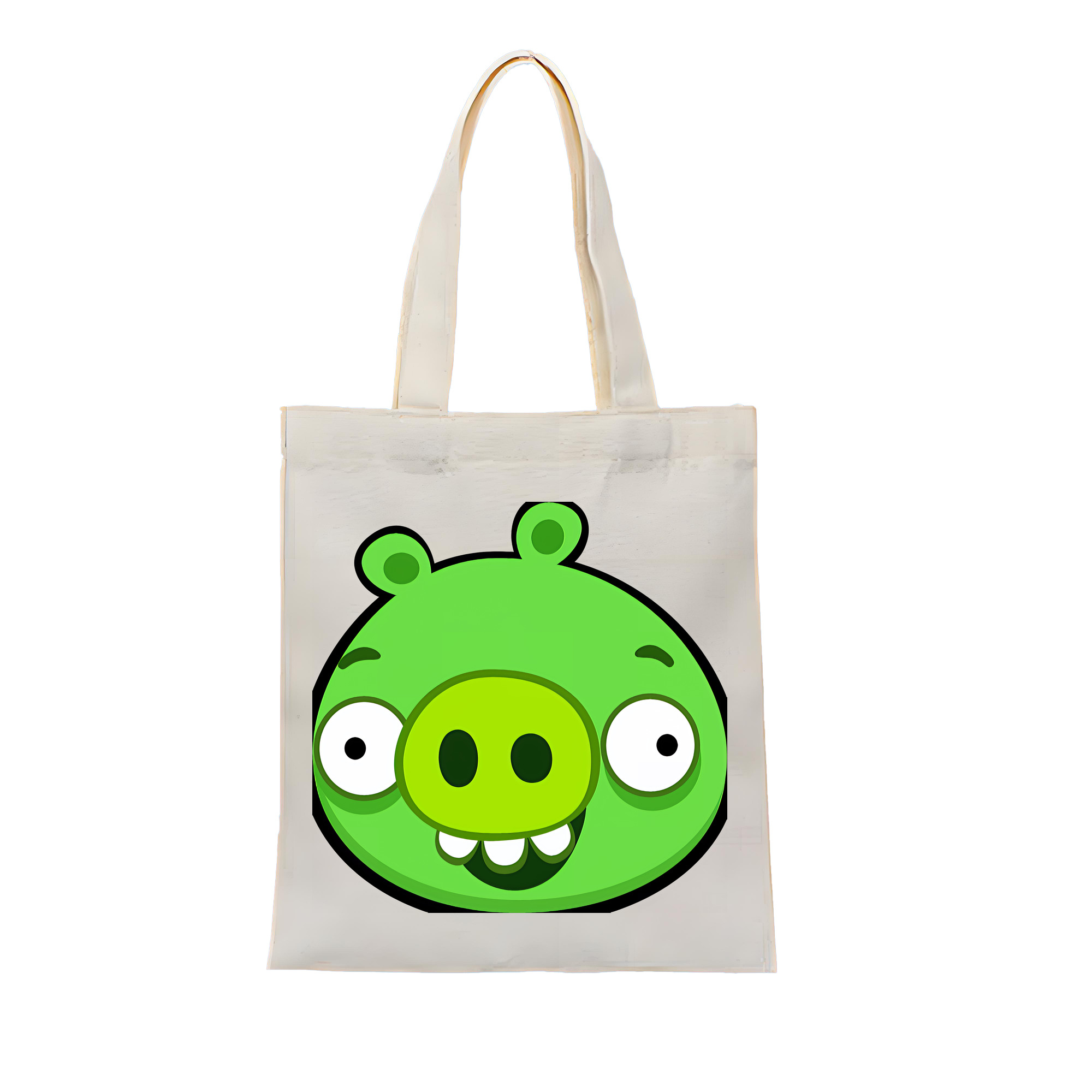（画像用） Angry Birds アングリーバード 縦型キャンバス生地手提げバッグ　トートバッグ