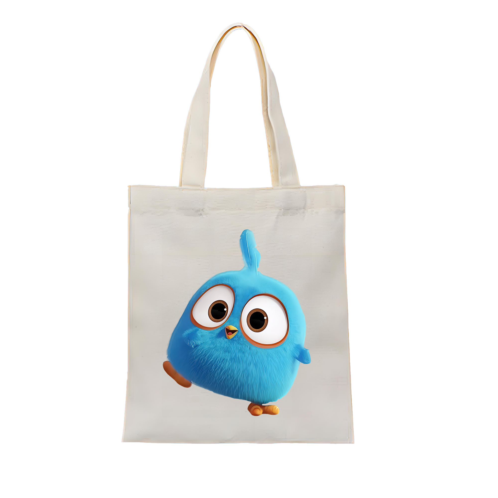 （画像用） Angry Birds アングリーバード 縦型キャンバス生地手提げバッグ　トートバッグ