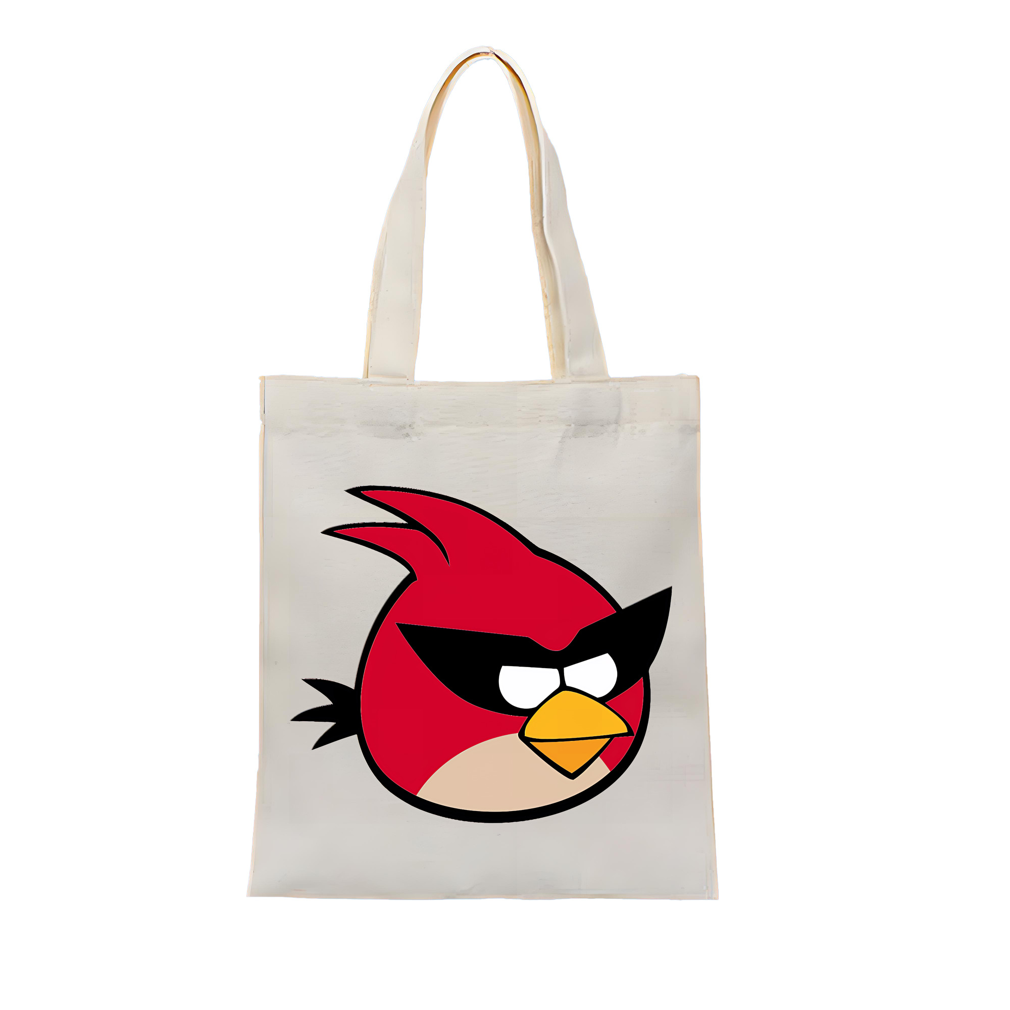 （画像用） Angry Birds アングリーバード 縦型キャンバス生地手提げバッグ　トートバッグ