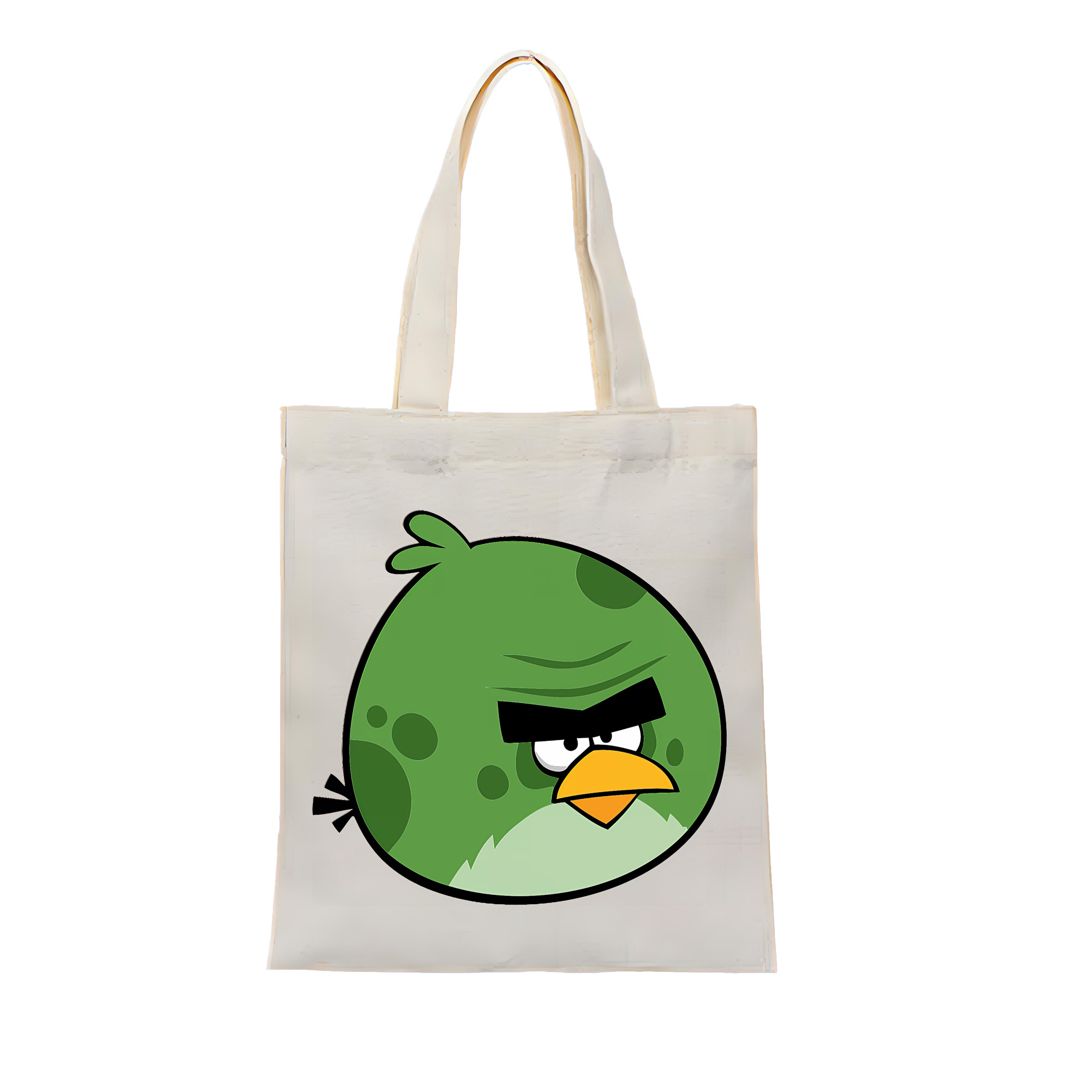 （画像用） Angry Birds アングリーバード 縦型キャンバス生地手提げバッグ　トートバッグ
