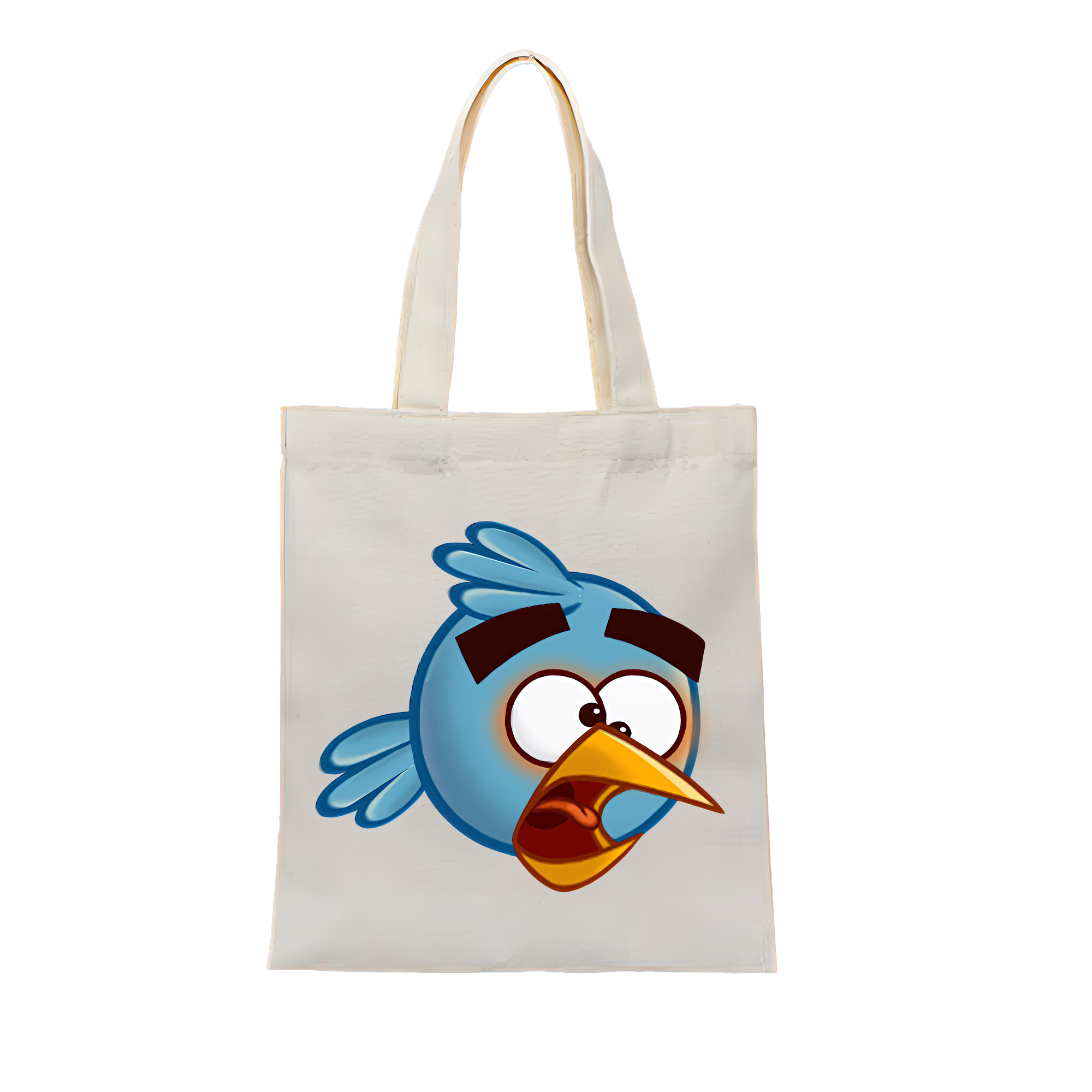 （画像用） Angry Birds アングリーバード 縦型キャンバス生地手提げバッグ　トートバッグ