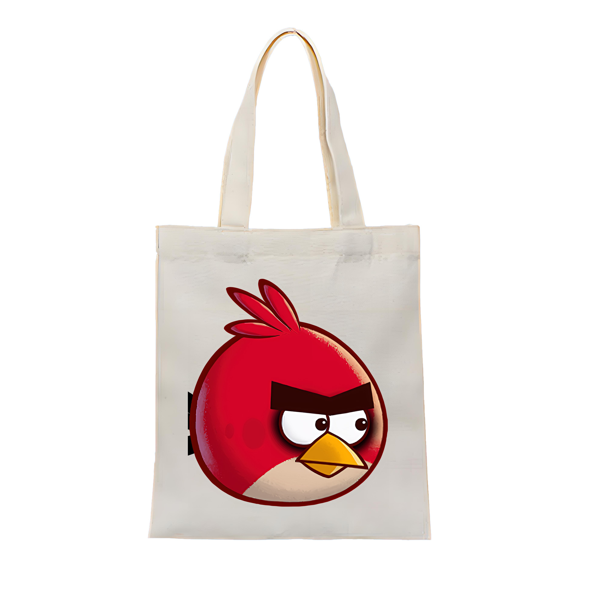 （画像用） Angry Birds アングリーバード 縦型キャンバス生地手提げバッグ　トートバッグ