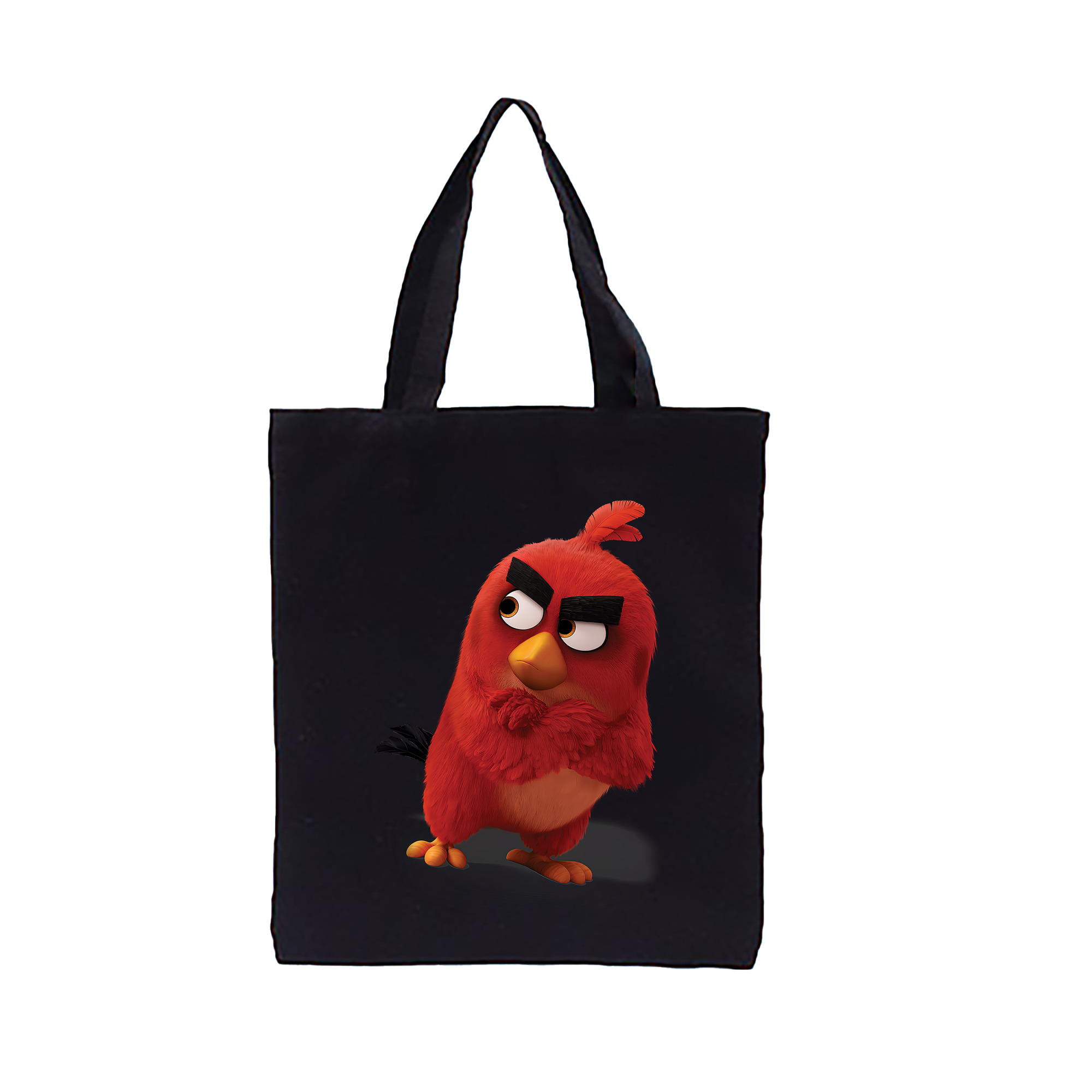 （画像用） Angry Birds アングリーバード 縦型キャンバス生地手提げバッグ　トートバッグ