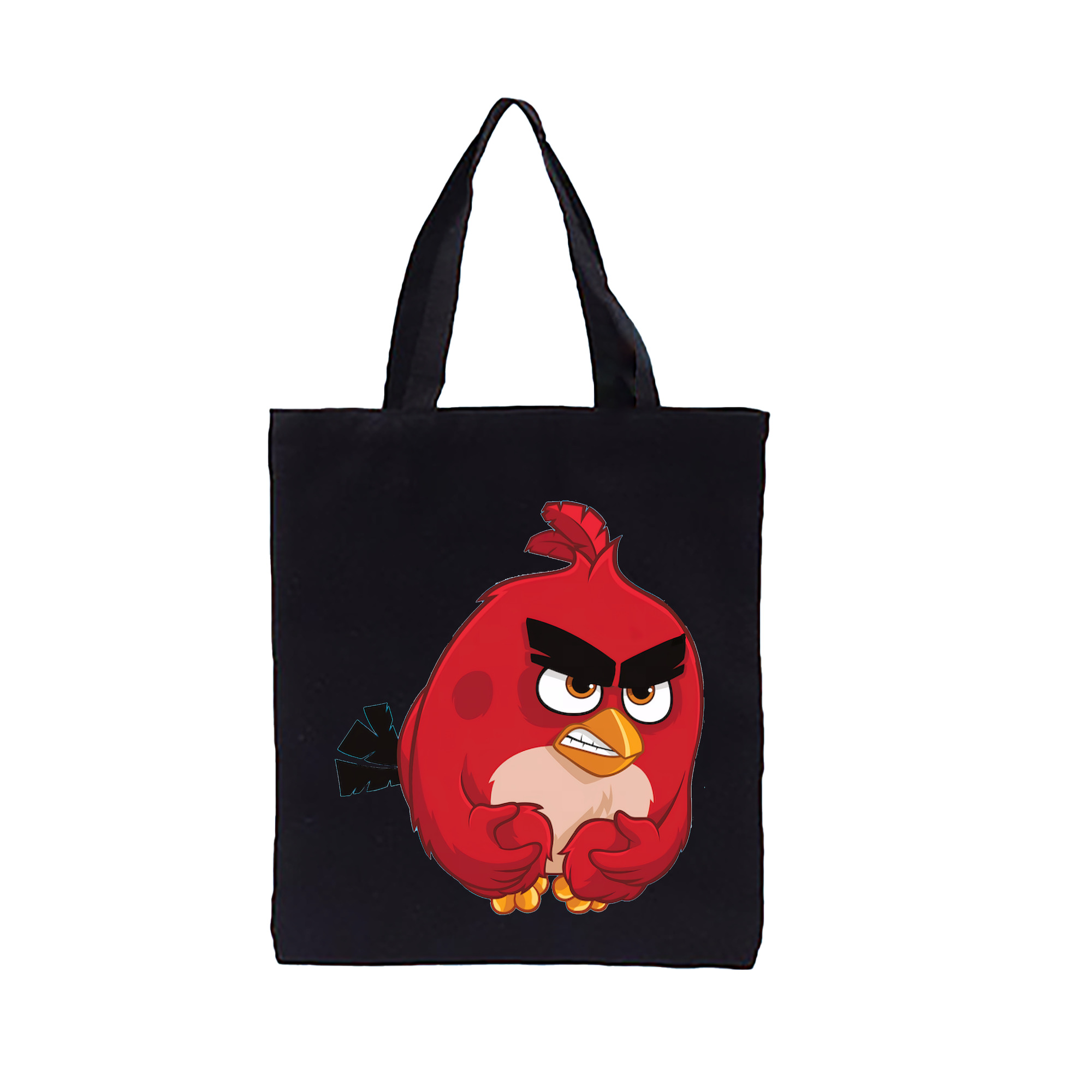（画像用） Angry Birds アングリーバード 縦型キャンバス生地手提げバッグ　トートバッグ