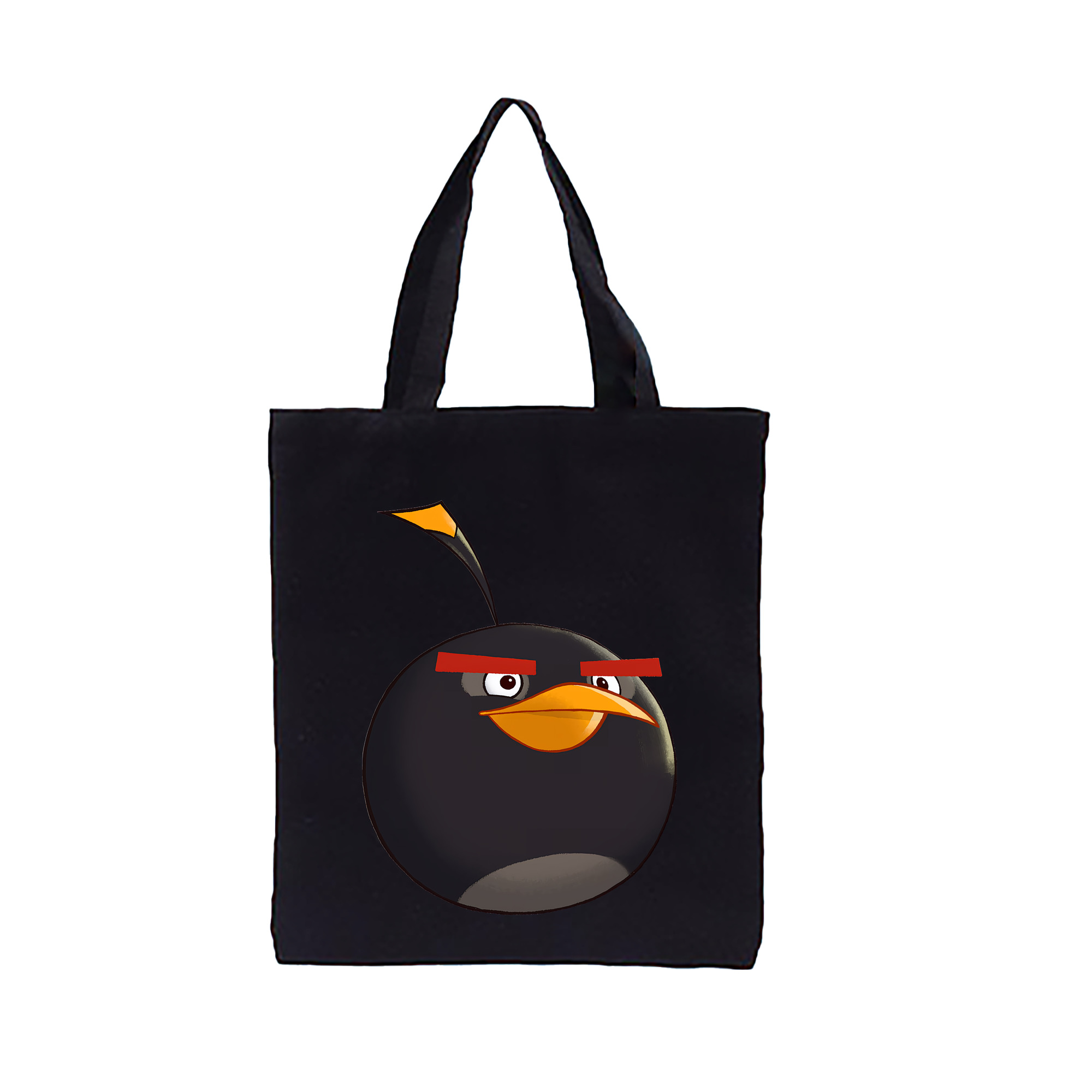 （画像用） Angry Birds アングリーバード 縦型キャンバス生地手提げバッグ　トートバッグ