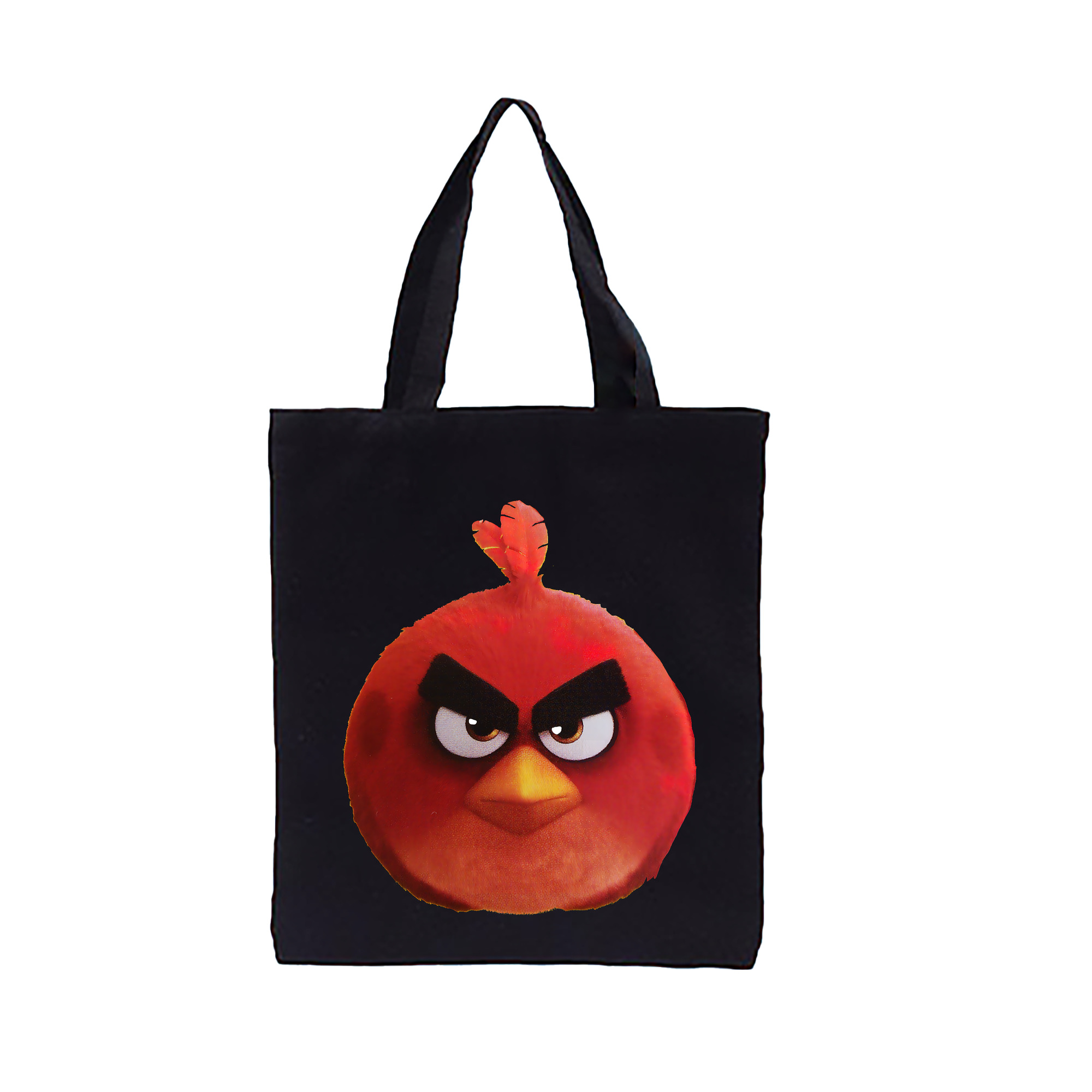 （画像用） Angry Birds アングリーバード 縦型キャンバス生地手提げバッグ　トートバッグ