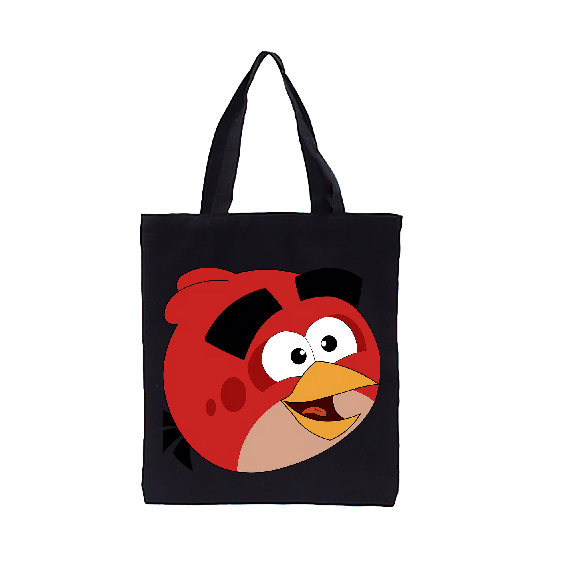 （画像用） Angry Birds アングリーバード 縦型キャンバス生地手提げバッグ　トートバッグ