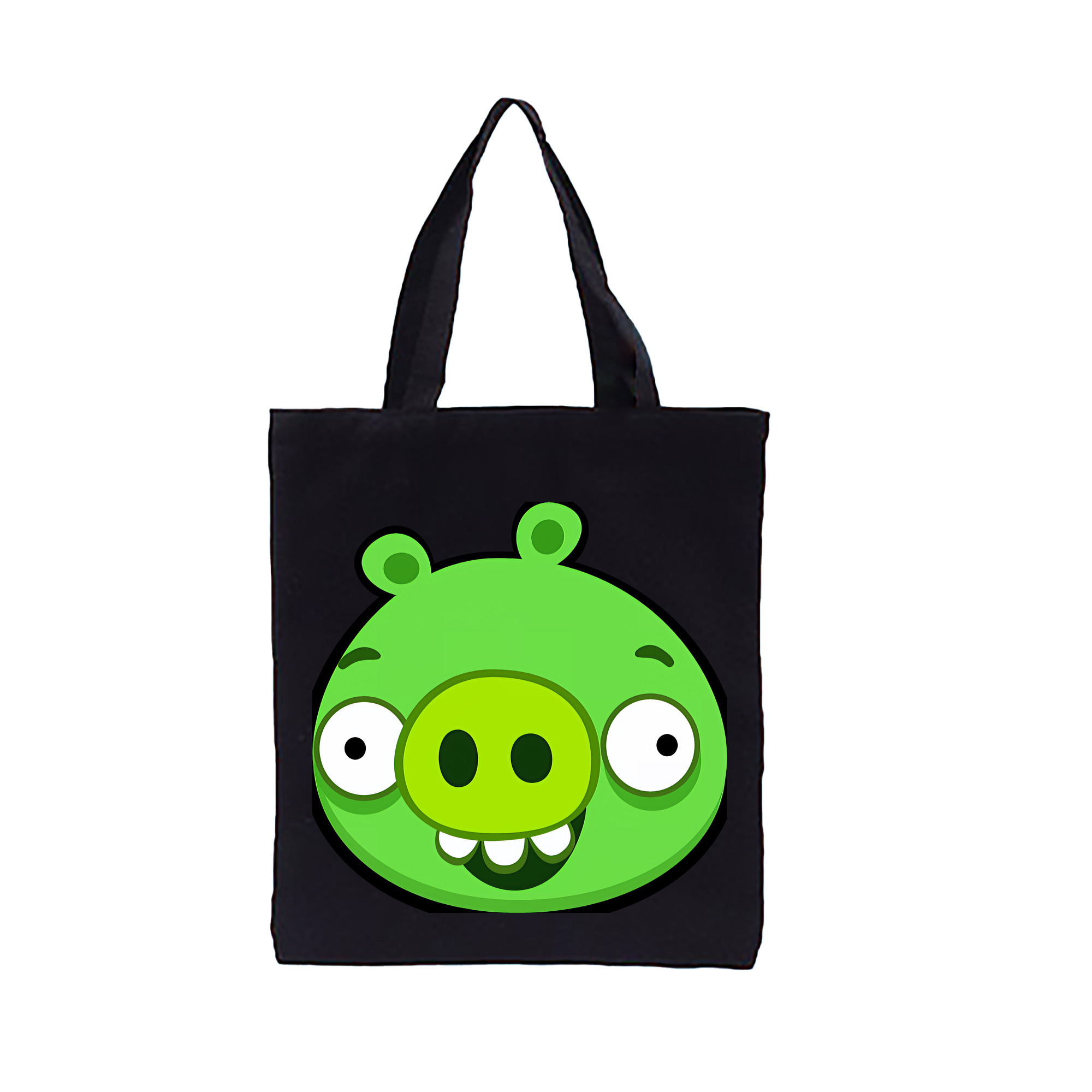 （画像用） Angry Birds アングリーバード 縦型キャンバス生地手提げバッグ　トートバッグ