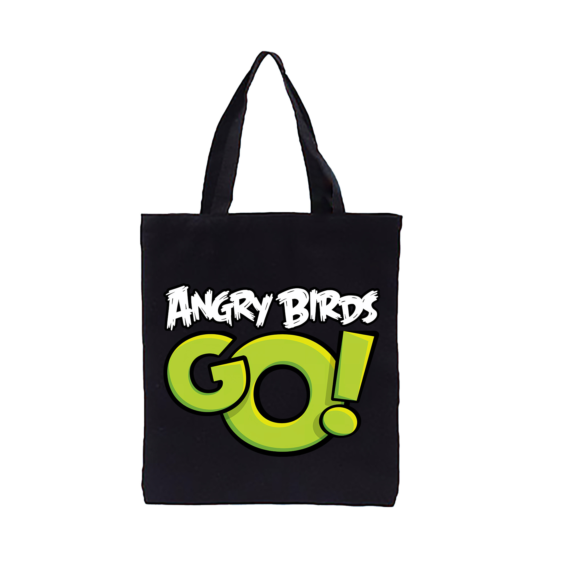 （画像用） Angry Birds アングリーバード 縦型キャンバス生地手提げバッグ　トートバッグ