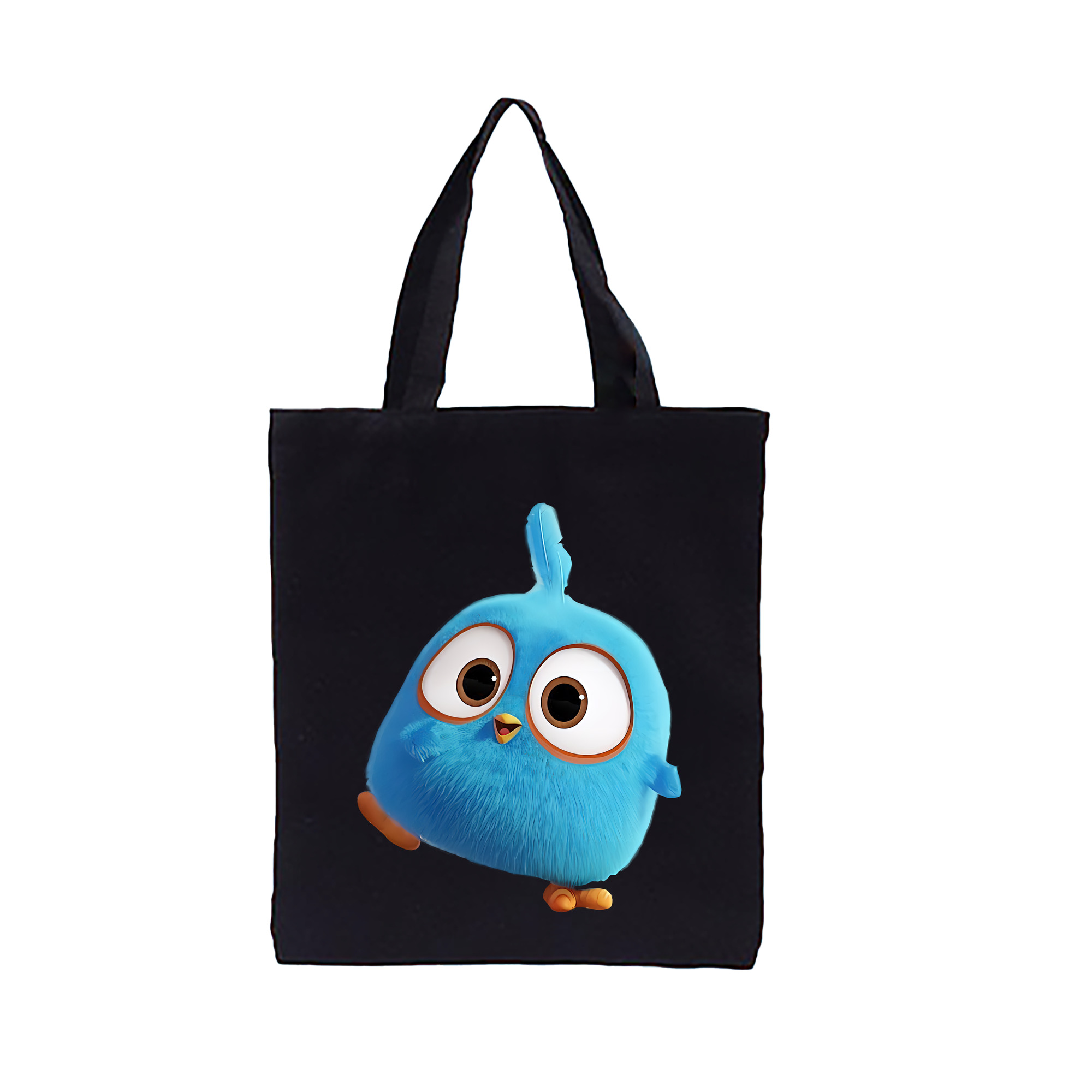 （画像用） Angry Birds アングリーバード 縦型キャンバス生地手提げバッグ　トートバッグ