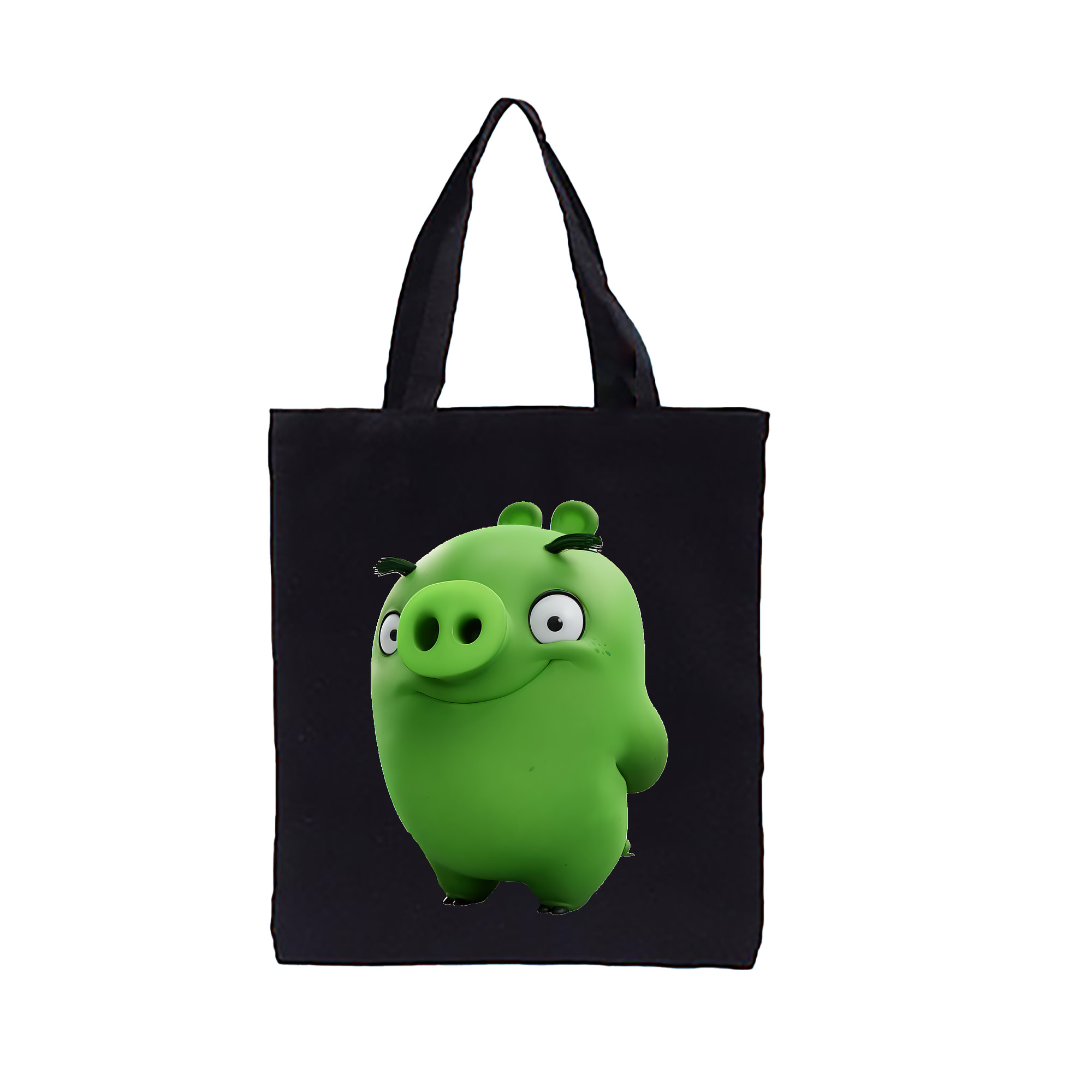 （画像用） Angry Birds アングリーバード 縦型キャンバス生地手提げバッグ　トートバッグ