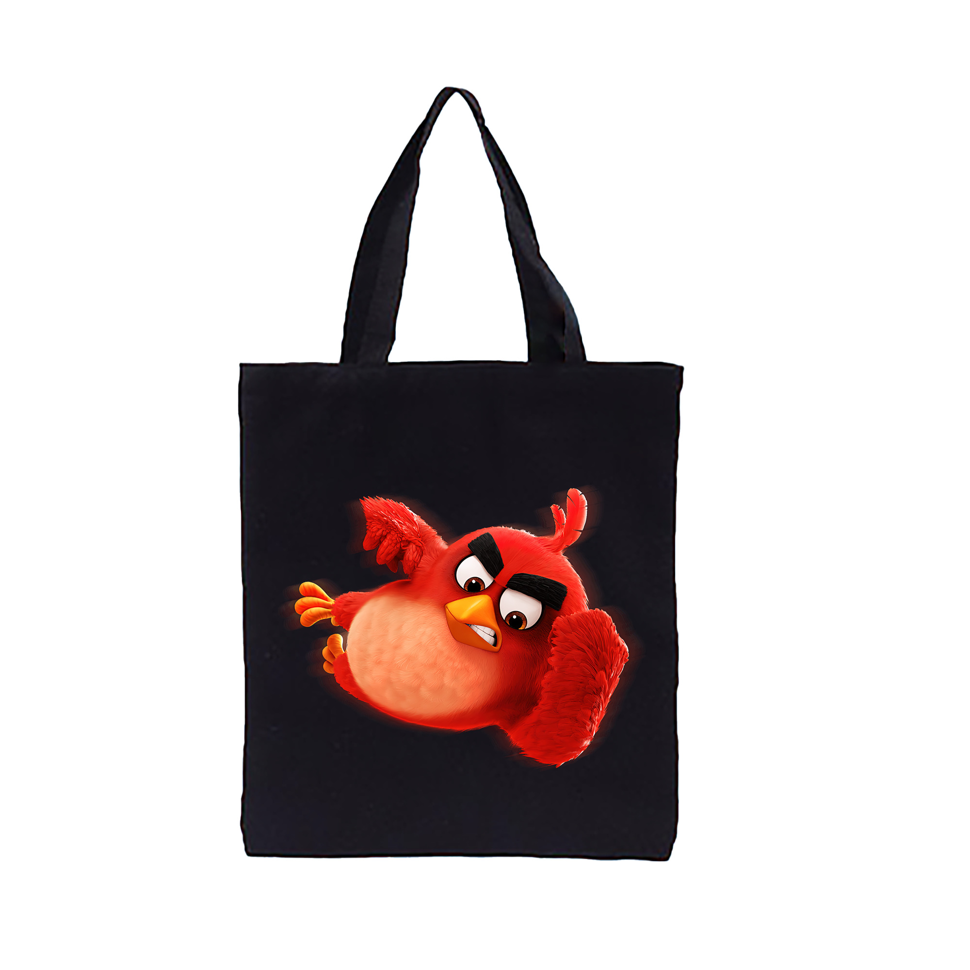 （画像用） Angry Birds アングリーバード 縦型キャンバス生地手提げバッグ　トートバッグ