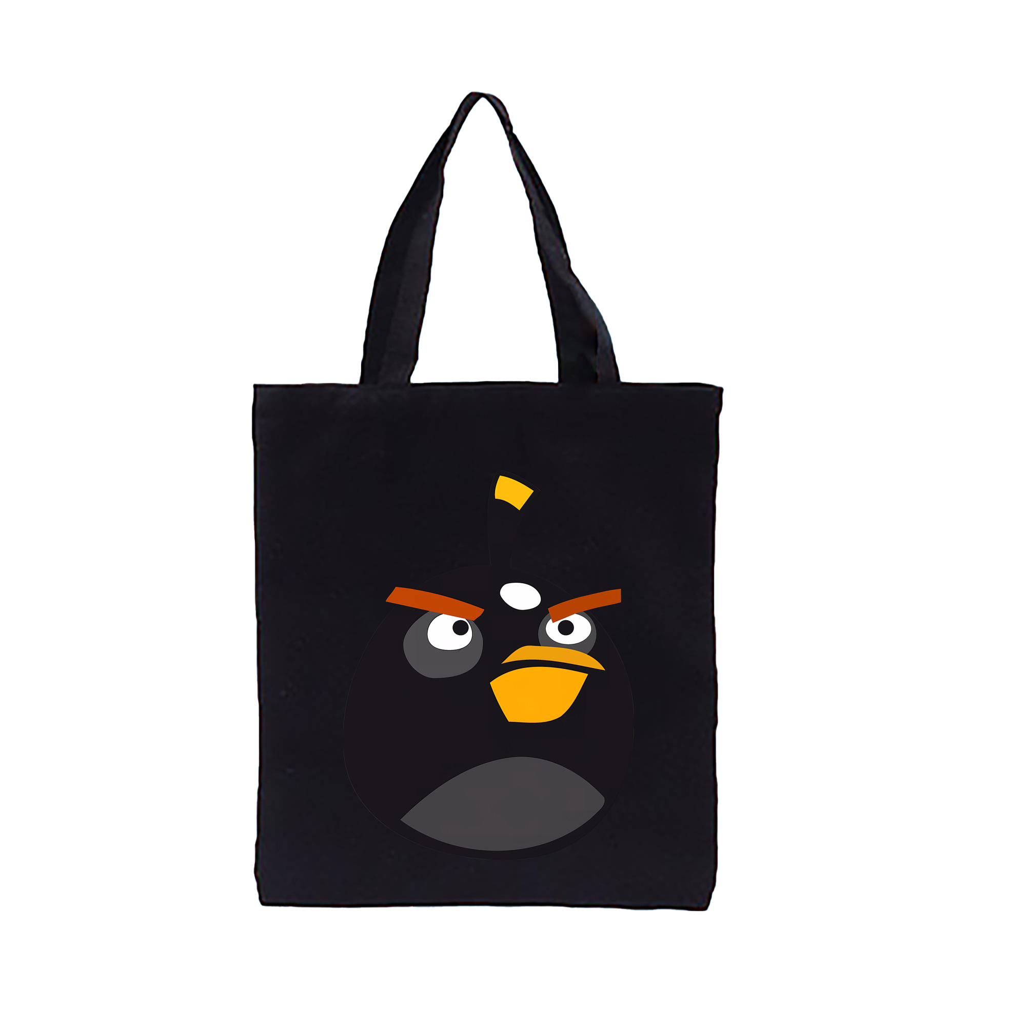 （画像用） Angry Birds アングリーバード 縦型キャンバス生地手提げバッグ　トートバッグ