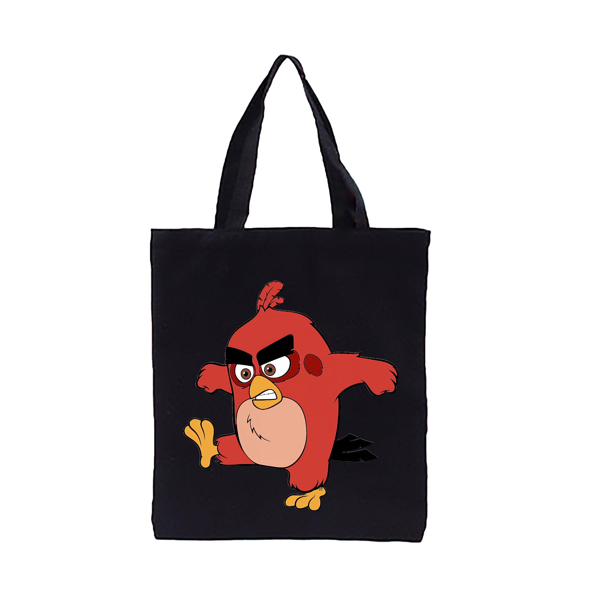 （画像用） Angry Birds アングリーバード 縦型キャンバス生地手提げバッグ　トートバッグ