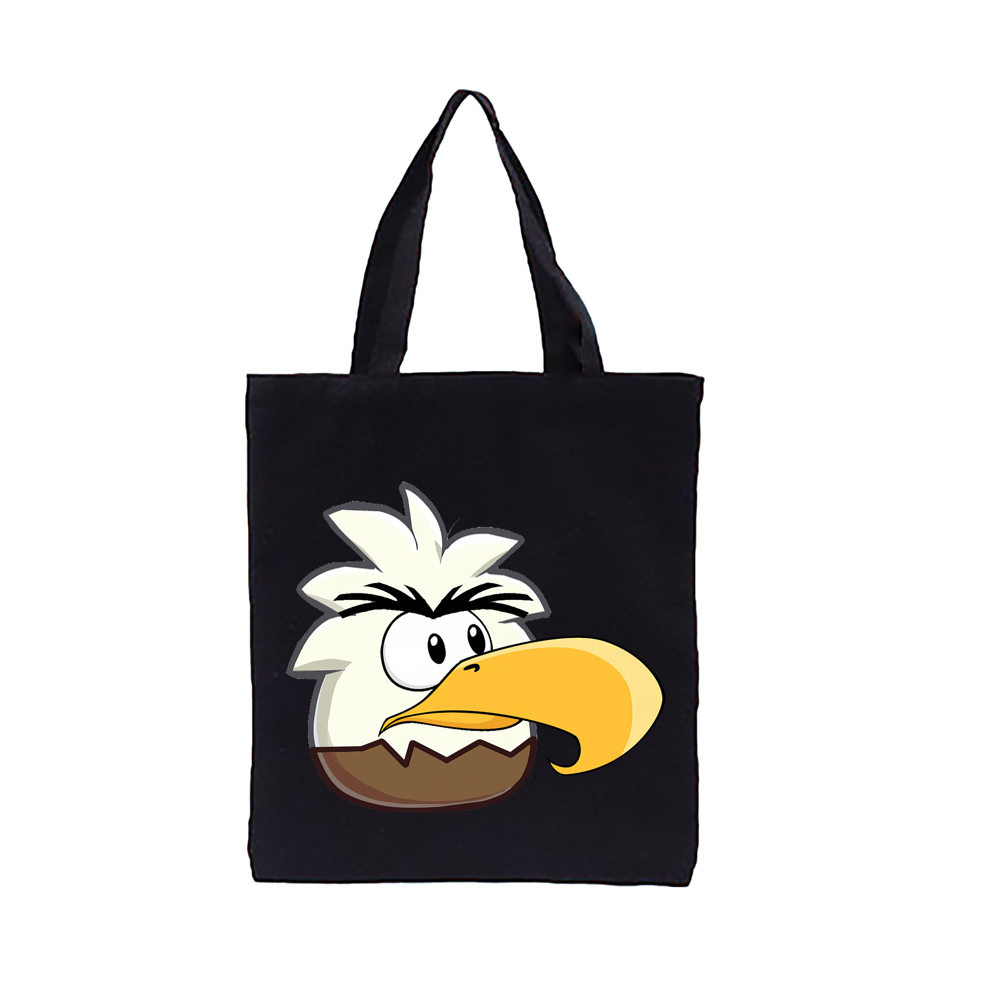 （画像用） Angry Birds アングリーバード 縦型キャンバス生地手提げバッグ　トートバッグ