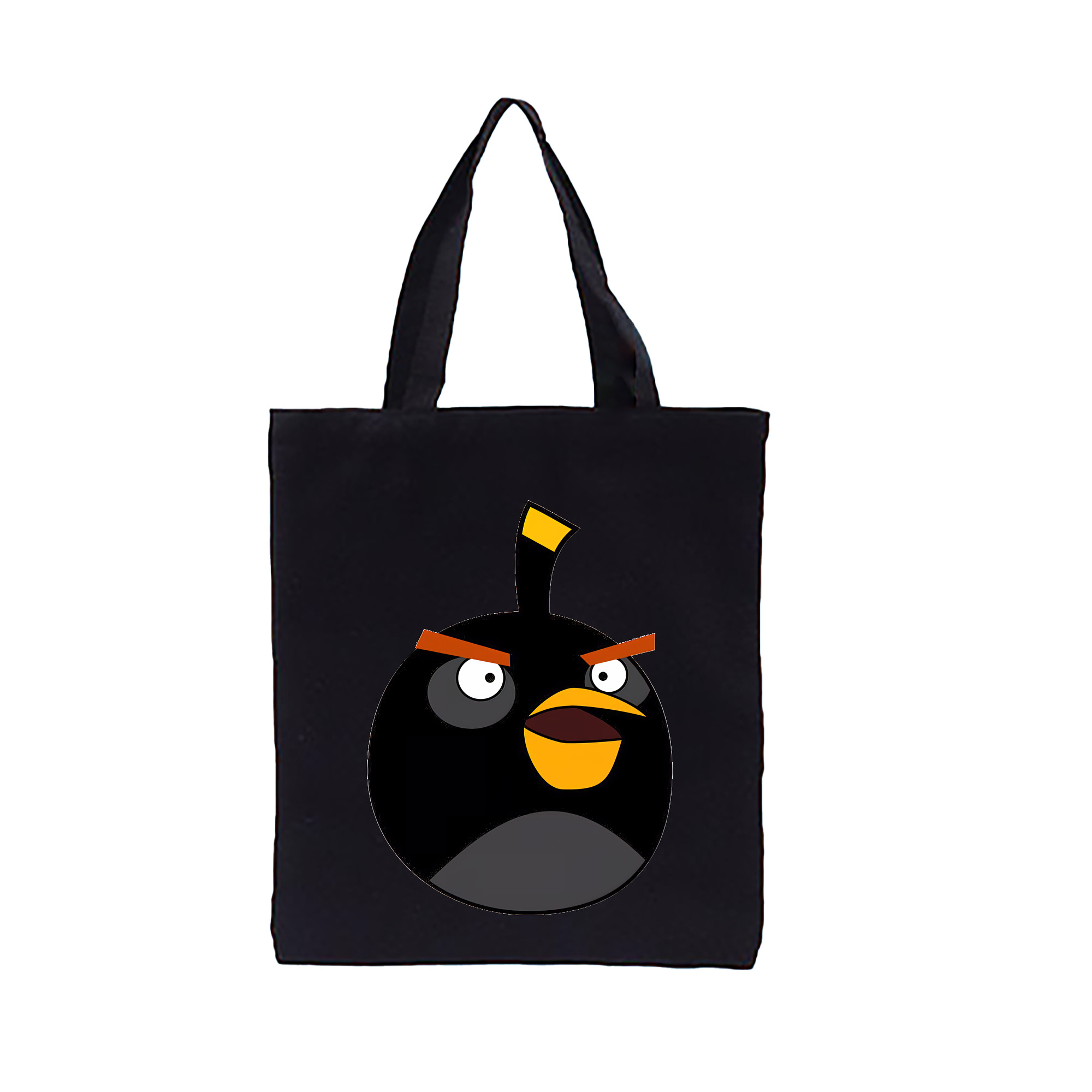 （画像用） Angry Birds アングリーバード 縦型キャンバス生地手提げバッグ　トートバッグ