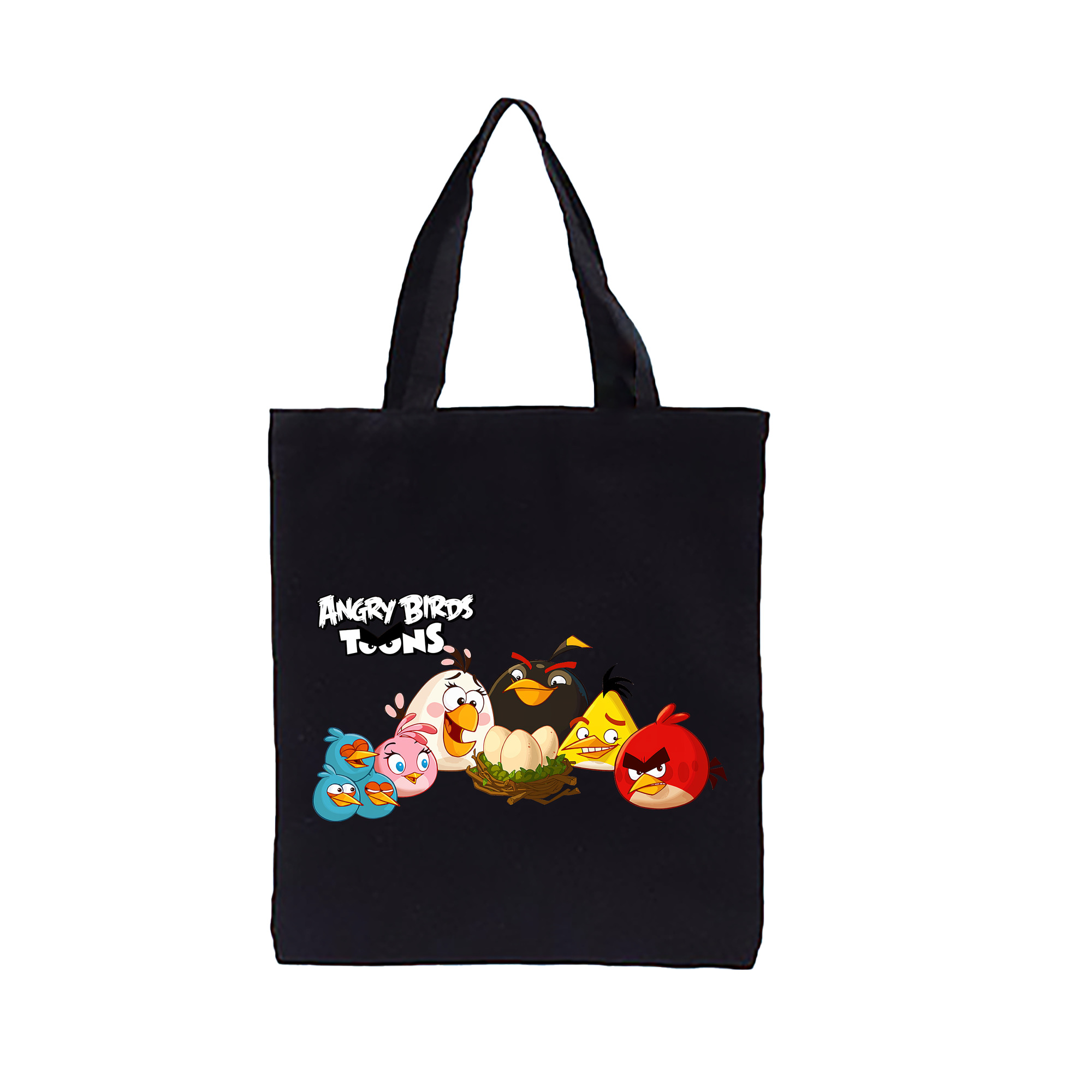 Angry Birds アングリーバード 縦型キャンバス生地手提げバッグ　トートバッグ