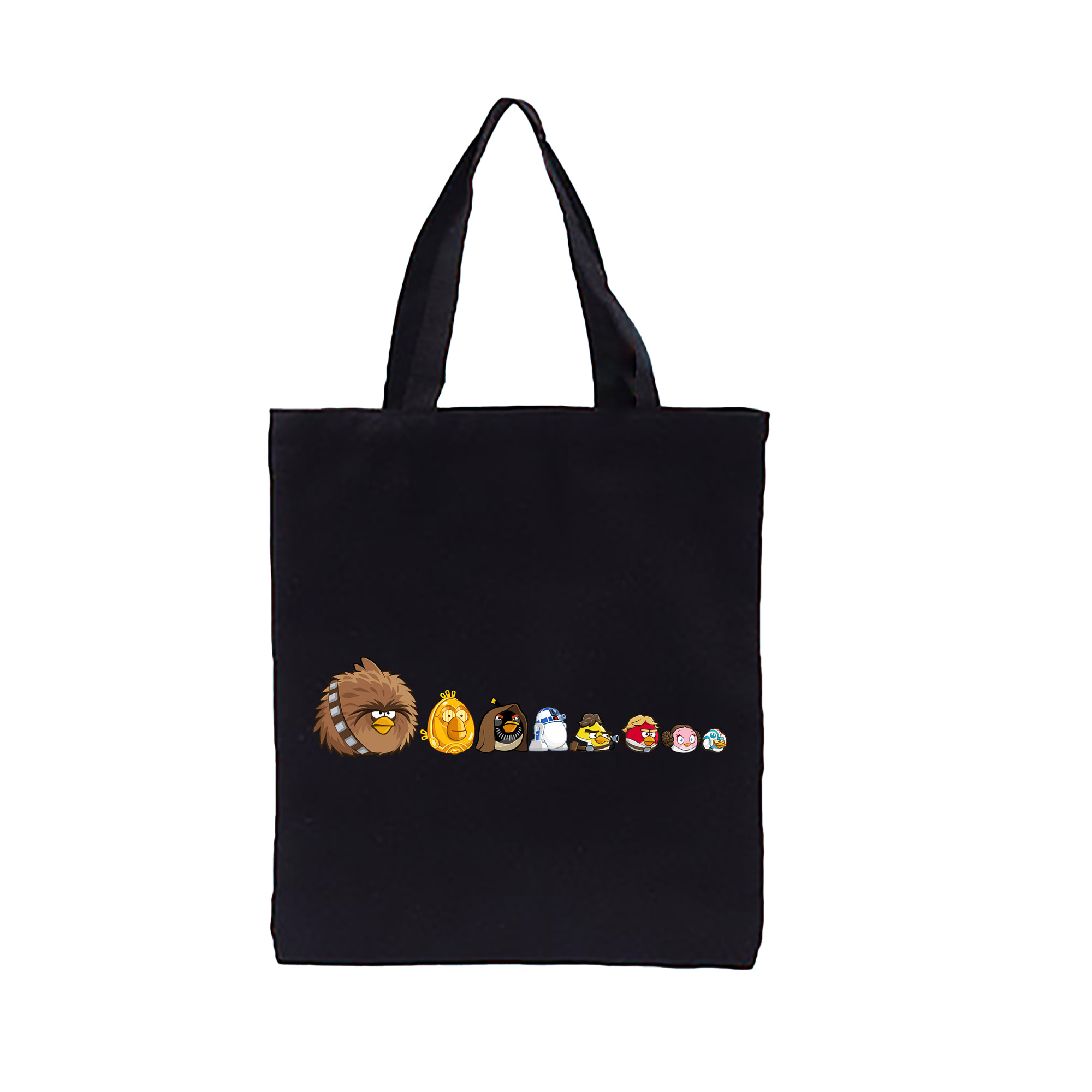 （画像用） Angry Birds アングリーバード 縦型キャンバス生地手提げバッグ　トートバッグ