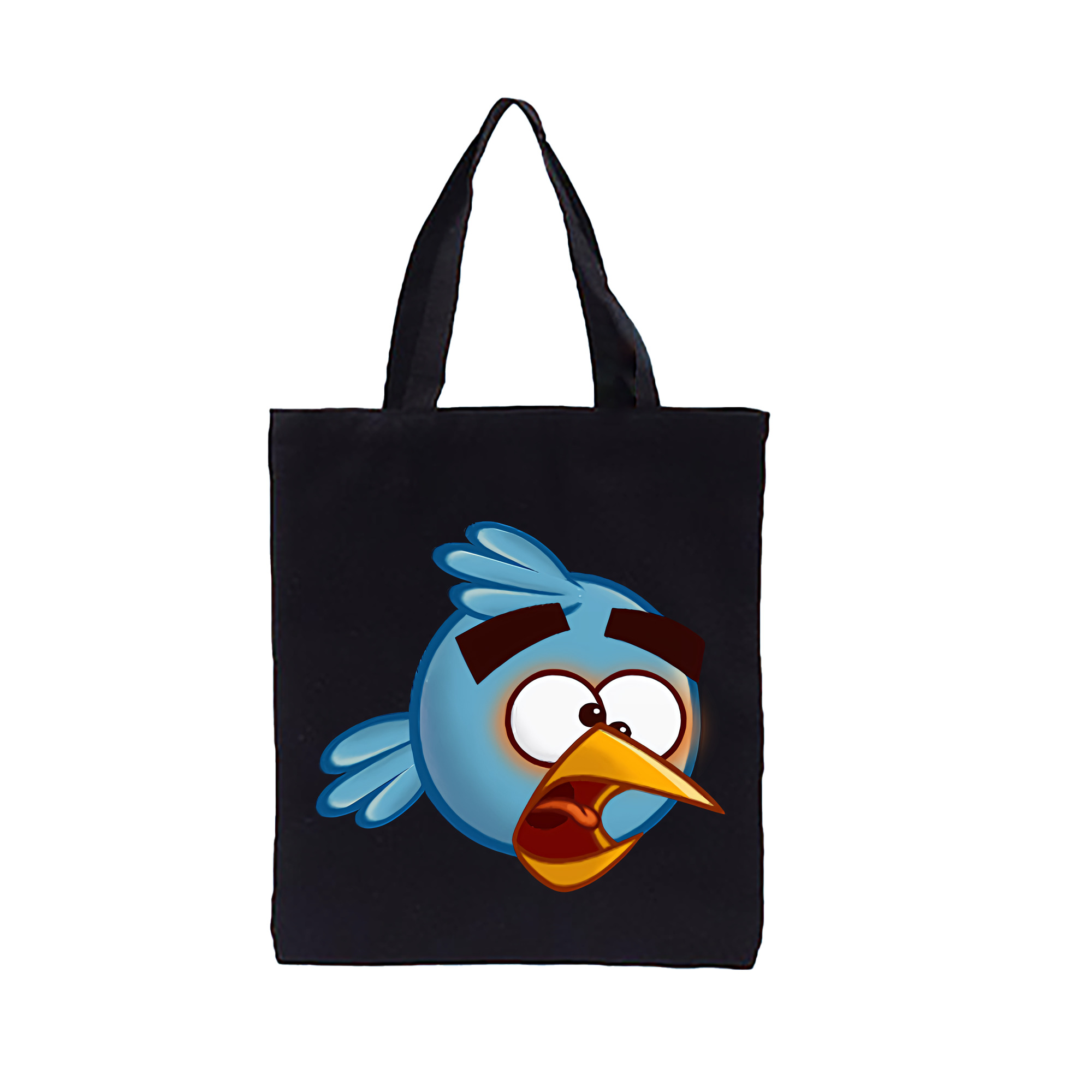 （画像用） Angry Birds アングリーバード 縦型キャンバス生地手提げバッグ　トートバッグ