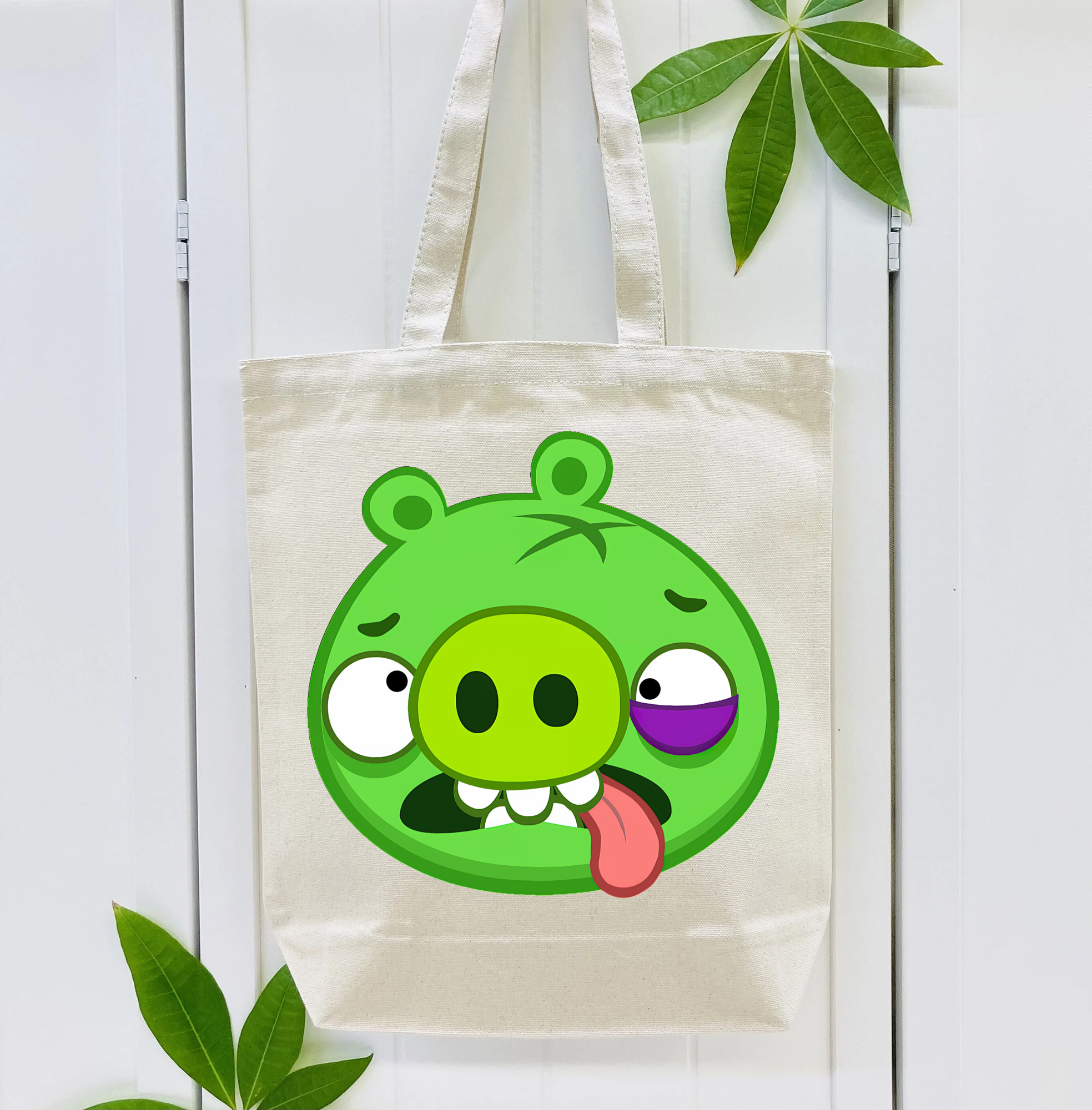 Angry Birds アングリーバード 縦型キャンバス生地手提げバッグ　トートバッグ