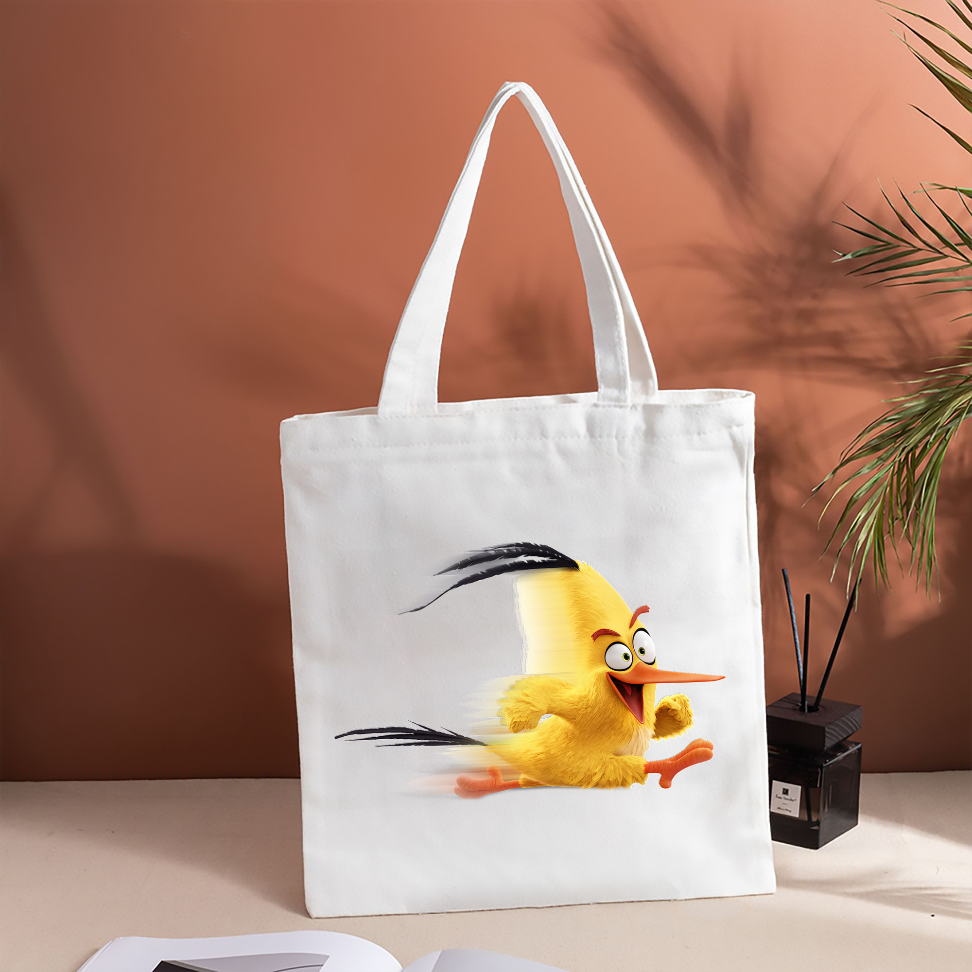 Angry Birds アングリーバード 縦型キャンバス生地手提げバッグ　トートバッグ