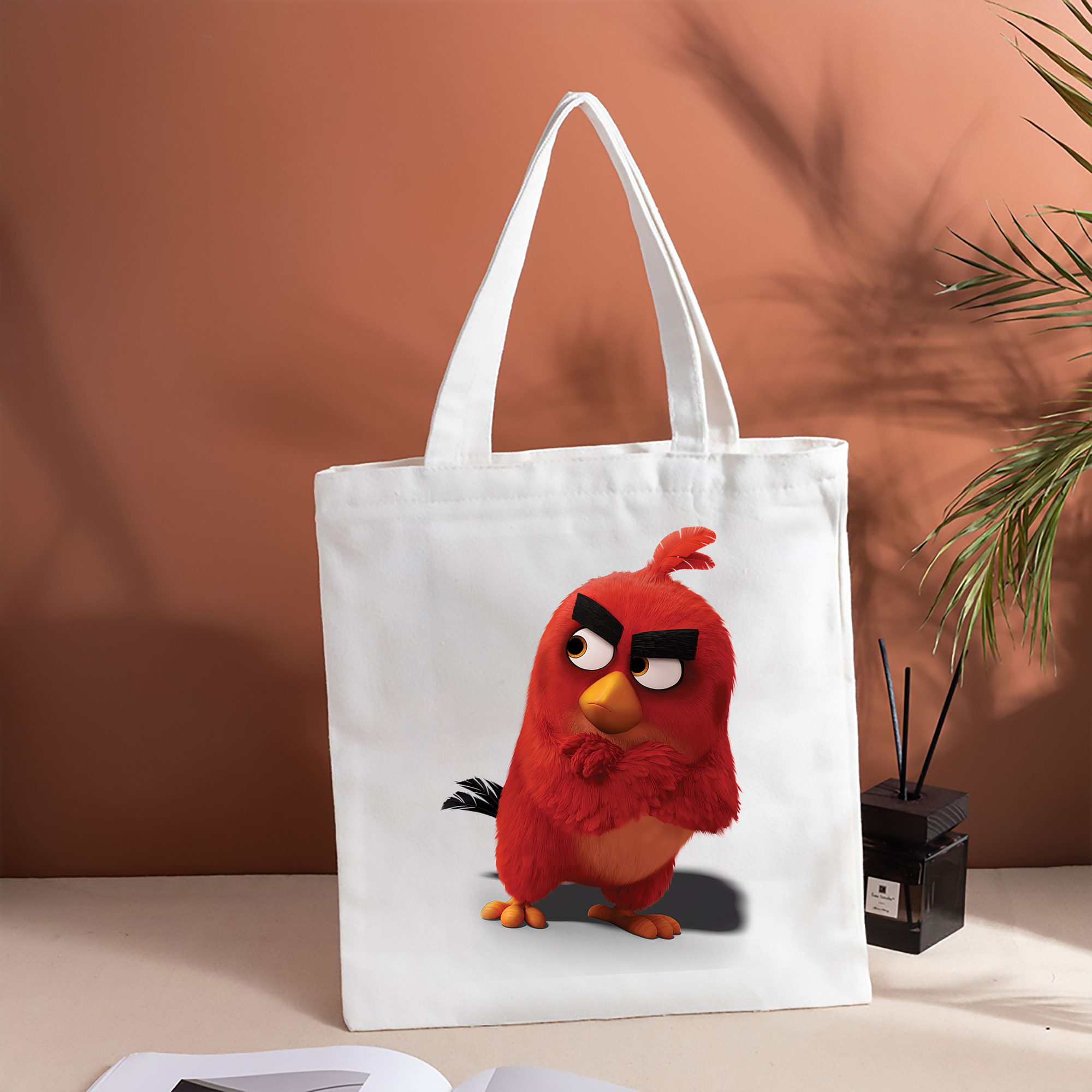Angry Birds アングリーバード 縦型キャンバス生地手提げバッグ　トートバッグ
