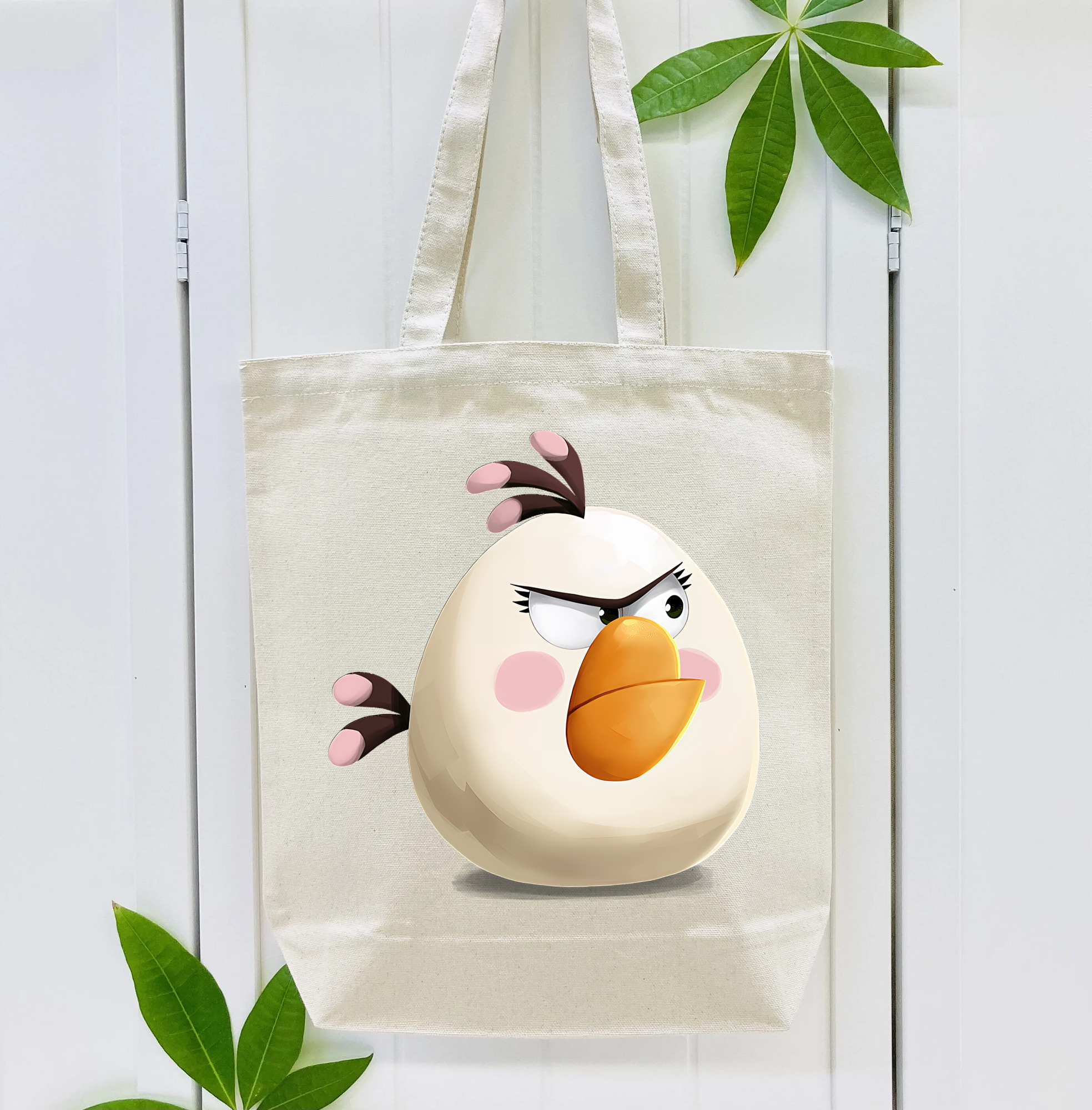Angry Birds アングリーバード 縦型キャンバス生地手提げバッグ　トートバッグ