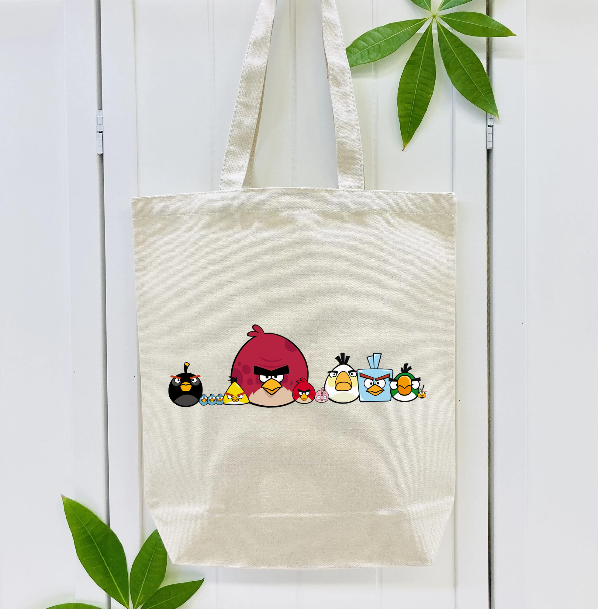 Angry Birds アングリーバード 縦型キャンバス生地手提げバッグ　トートバッグ