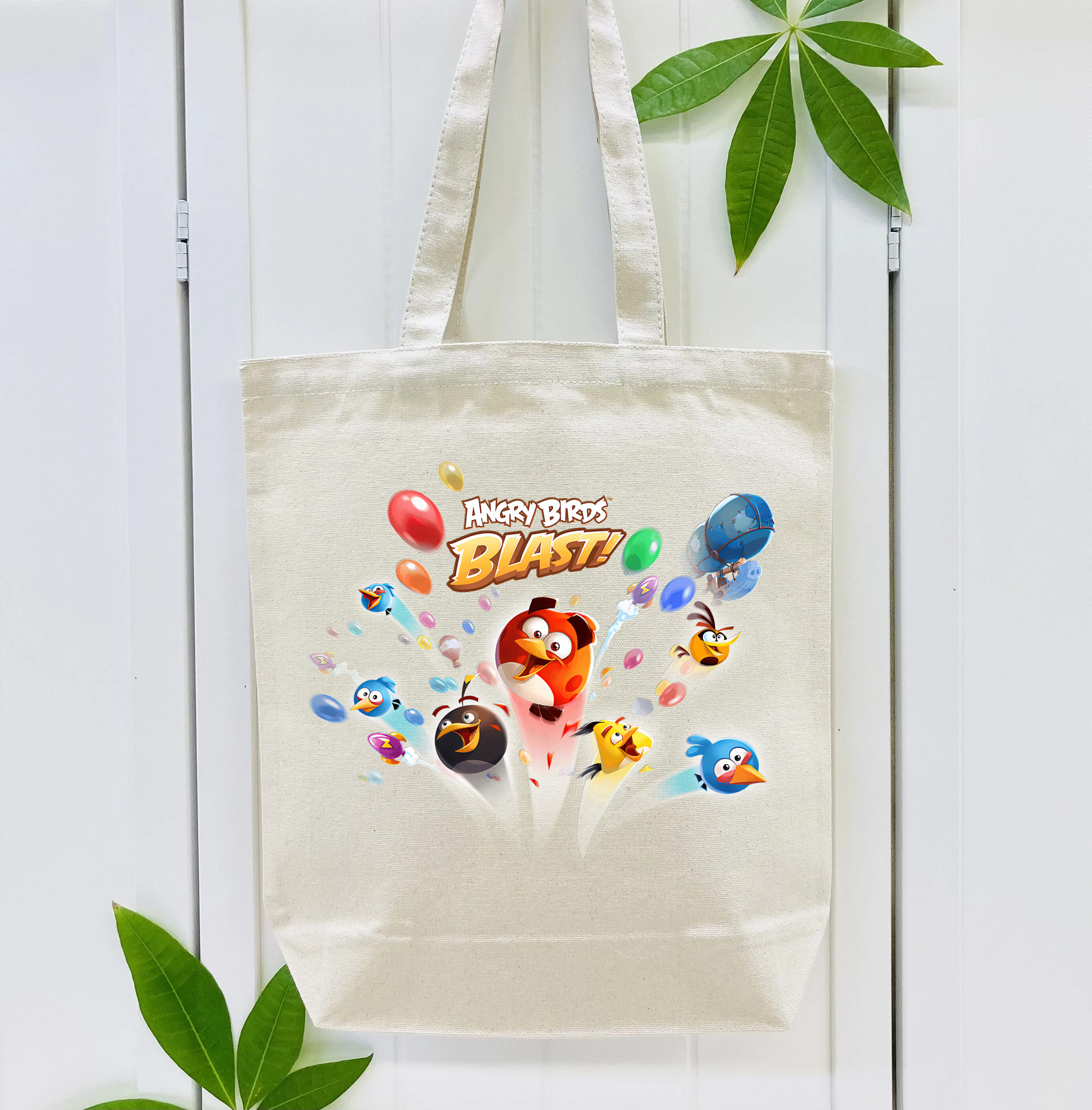 Angry Birds アングリーバード 縦型キャンバス生地手提げバッグ　トートバッグ