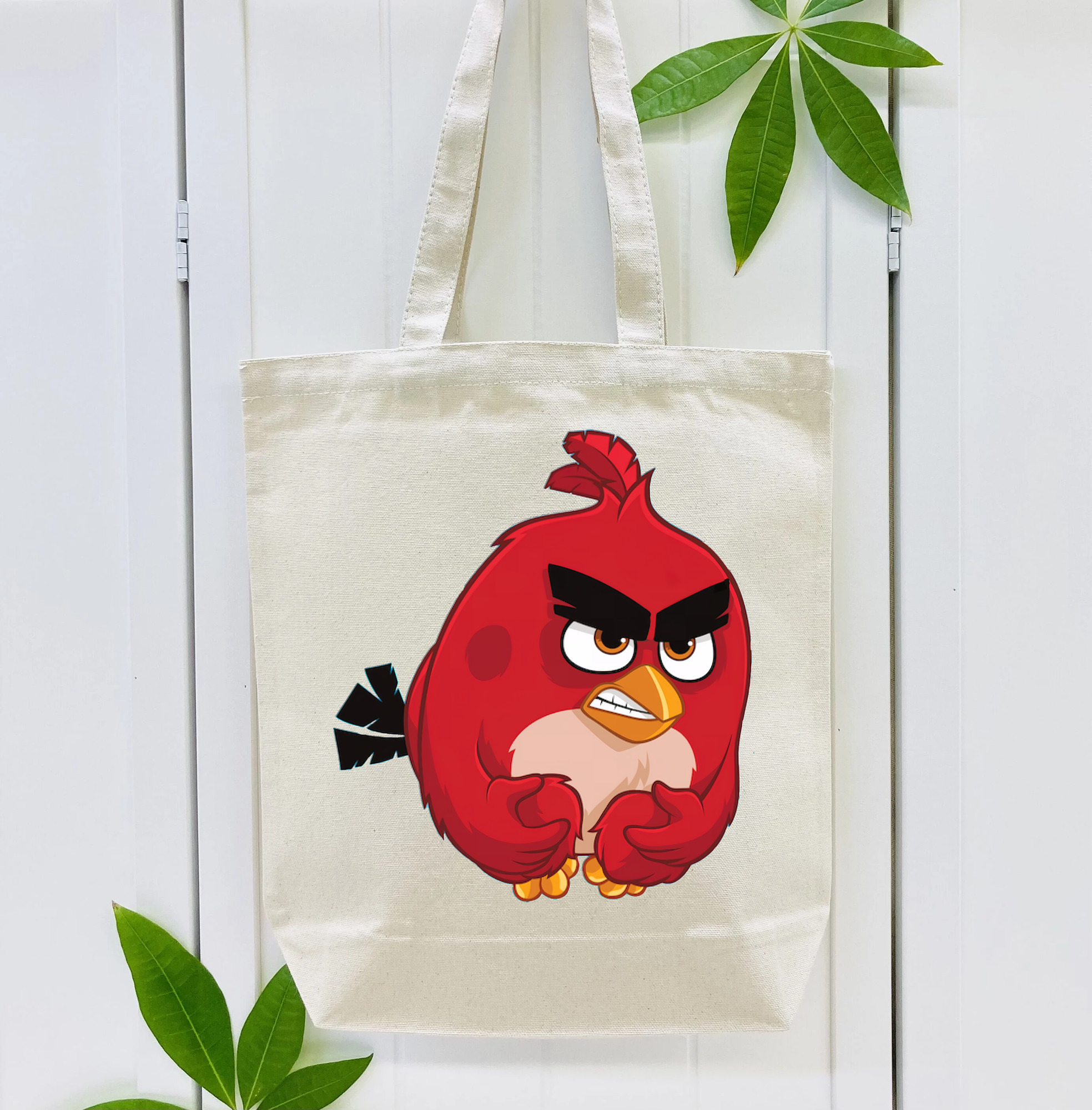 Angry Birds アングリーバード 縦型キャンバス生地手提げバッグ　トートバッグ